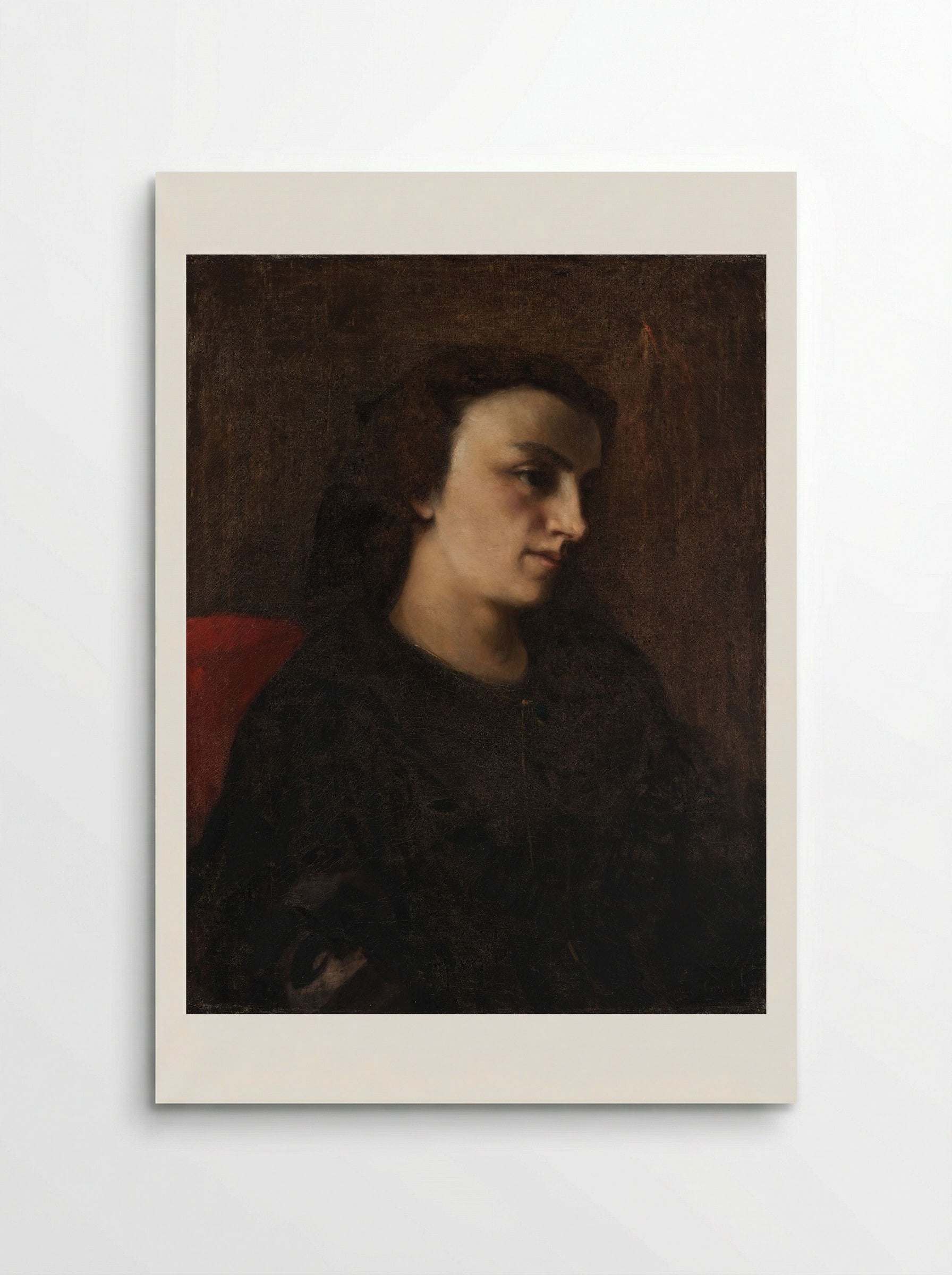 Portrait of a Woman - Gustave Courbet - Poster