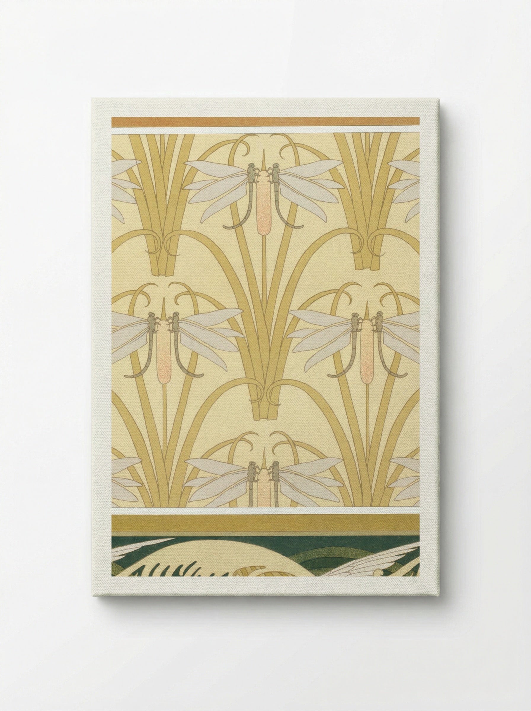 L'Animal dans la Décoration, Plate 10 (Snails, Dragonflies, Seagulls) - Maurice Pillard Verneuil - Canvas