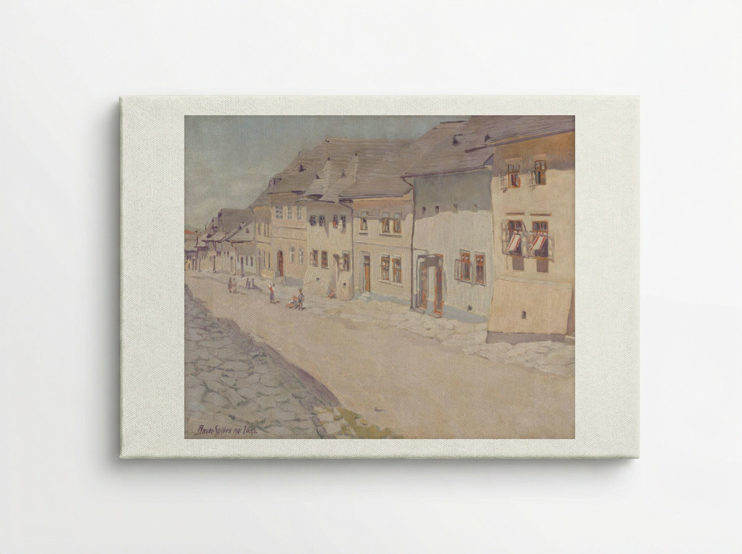 Street in Liptovský Svätý Mikuláš - Konštantín Bauer - Canvas