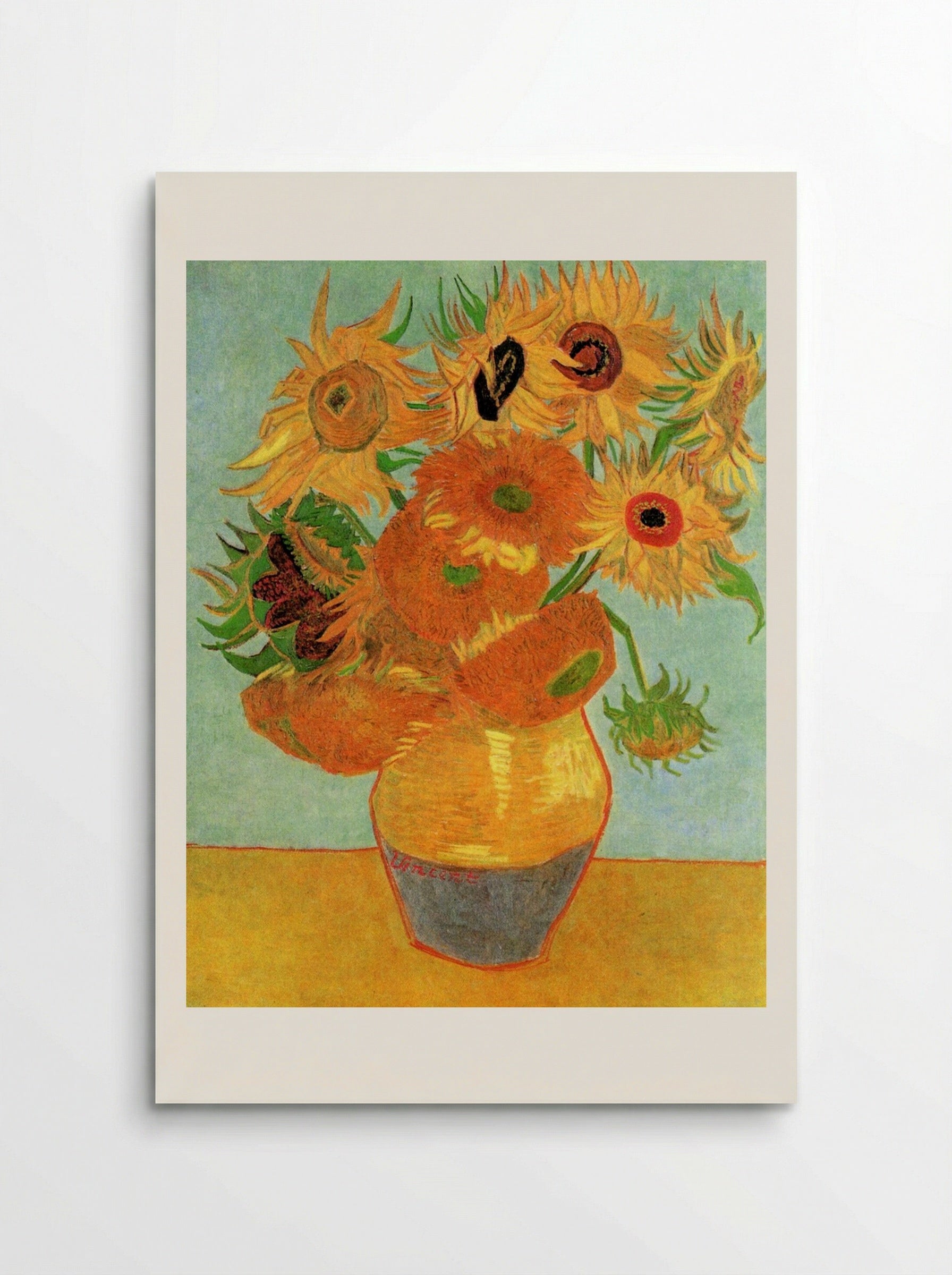 Still Life: Vase with Twelve Sunflowers - Vincent van Gogh - Poster