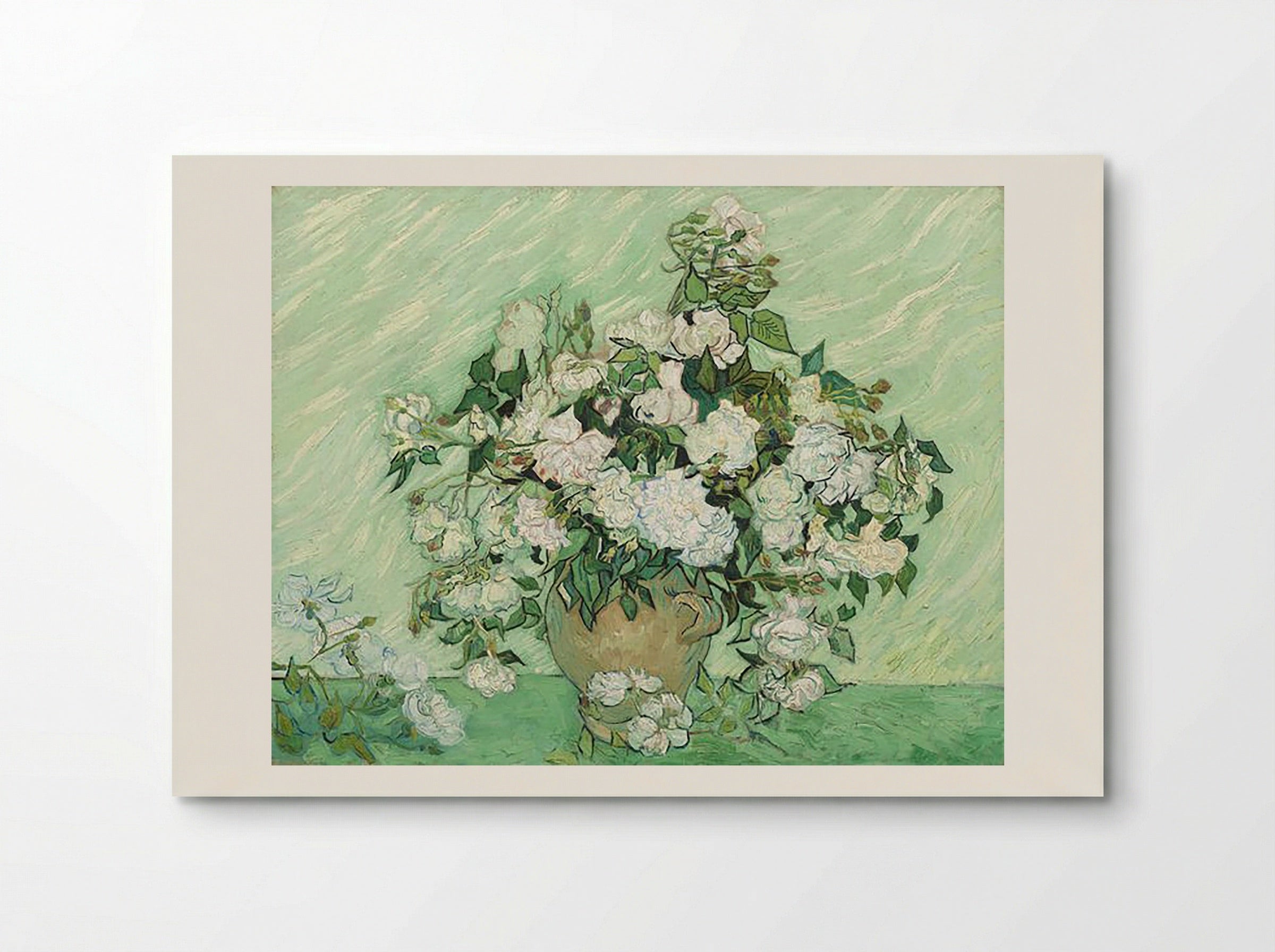 Vase with Pink Roses - Vincent van Gogh - Poster
