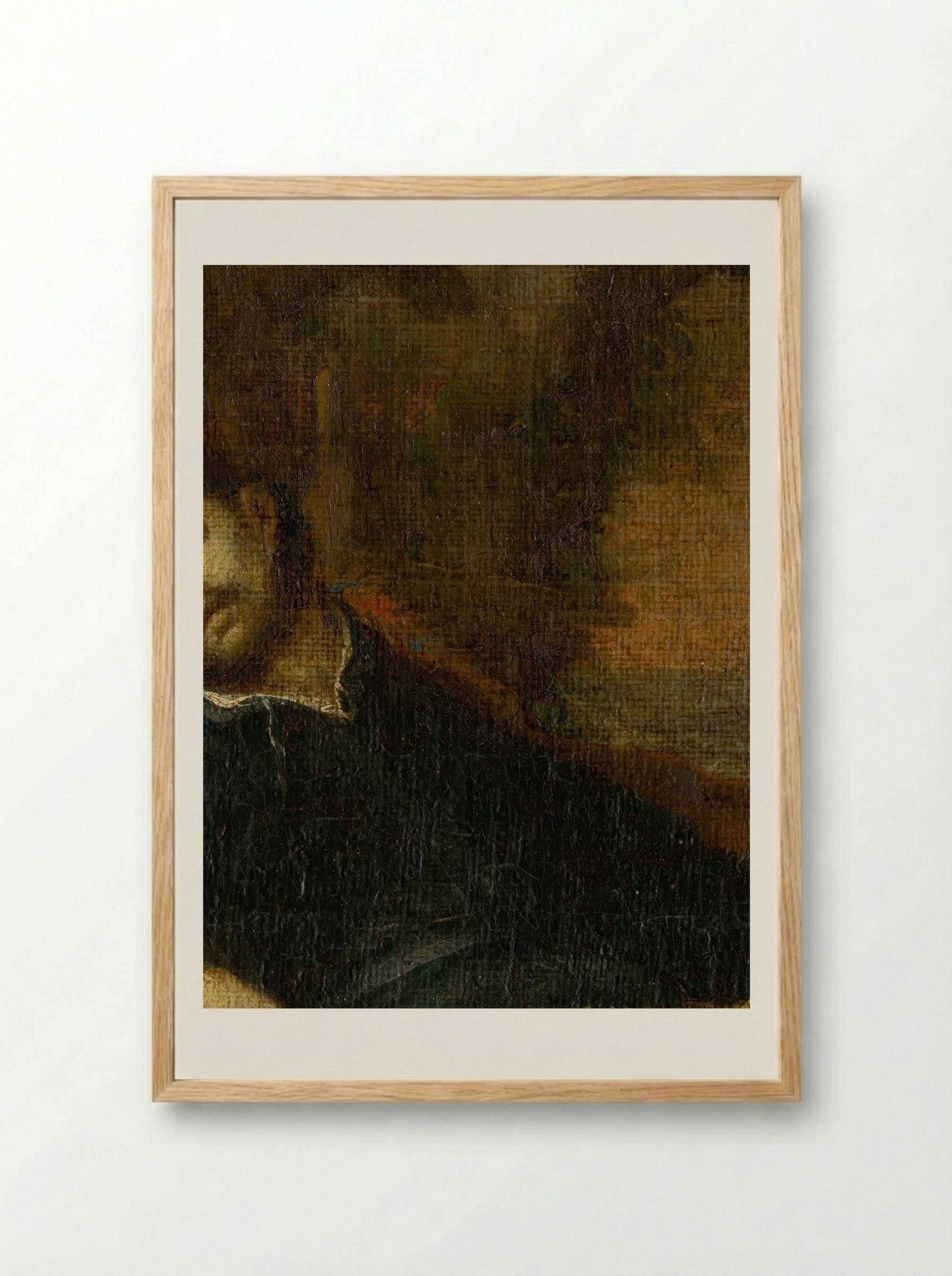 The Death of Saint Francis - Fine Art Print - Framed Print Wood