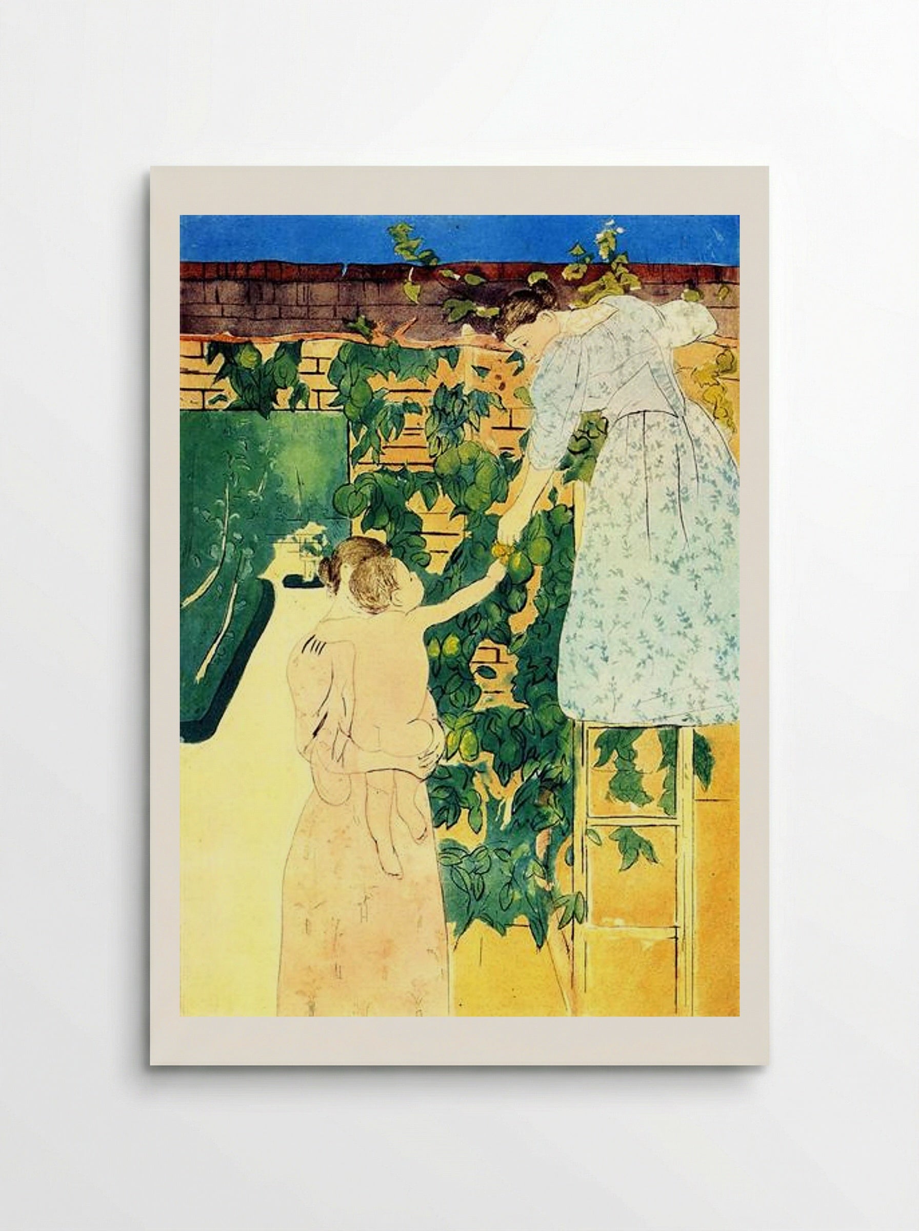 Gathering Fruit - Mary Cassatt - Poster