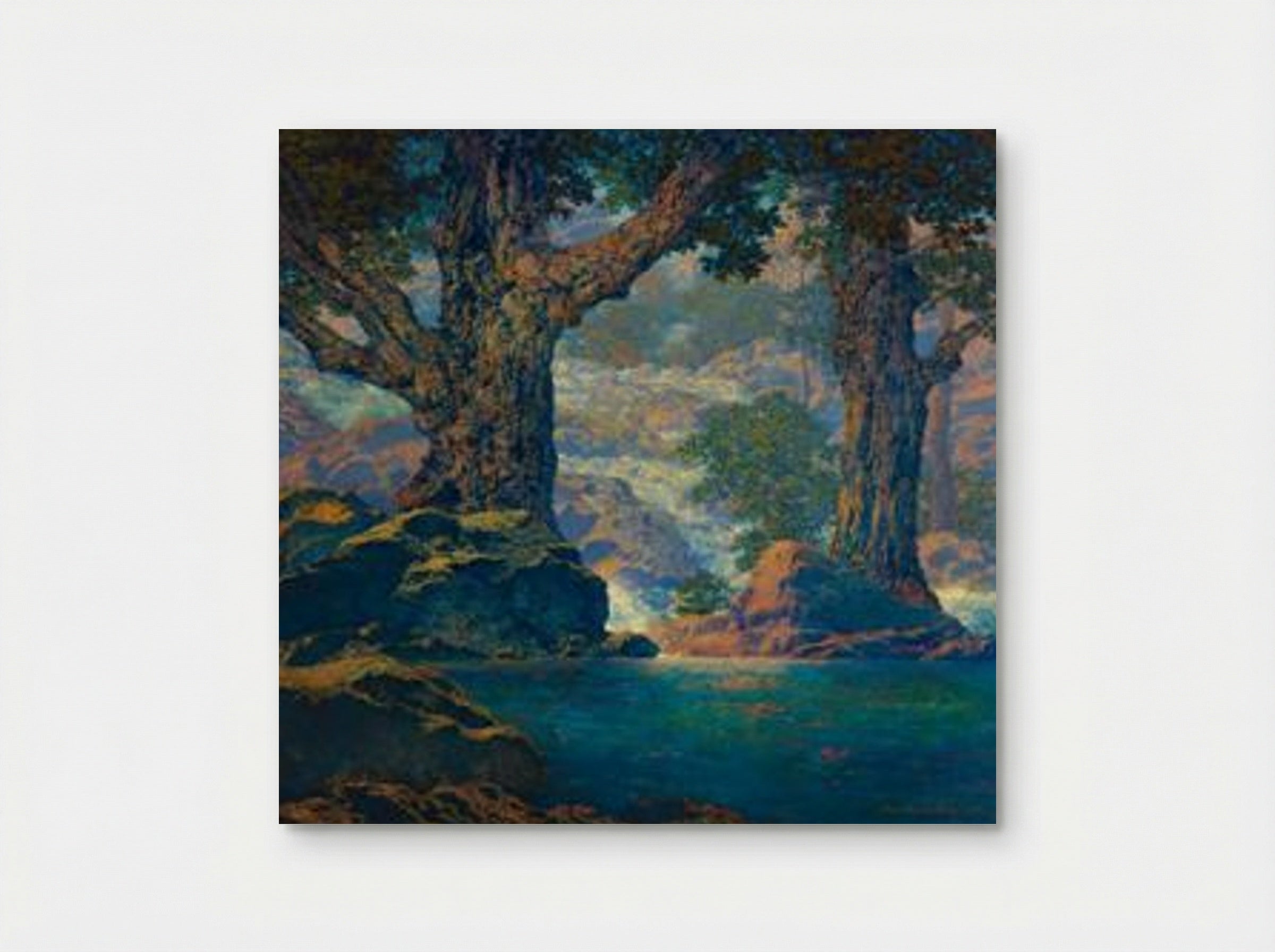 Cascades (Quiet Solitude) - Maxfield Parrish - Poster