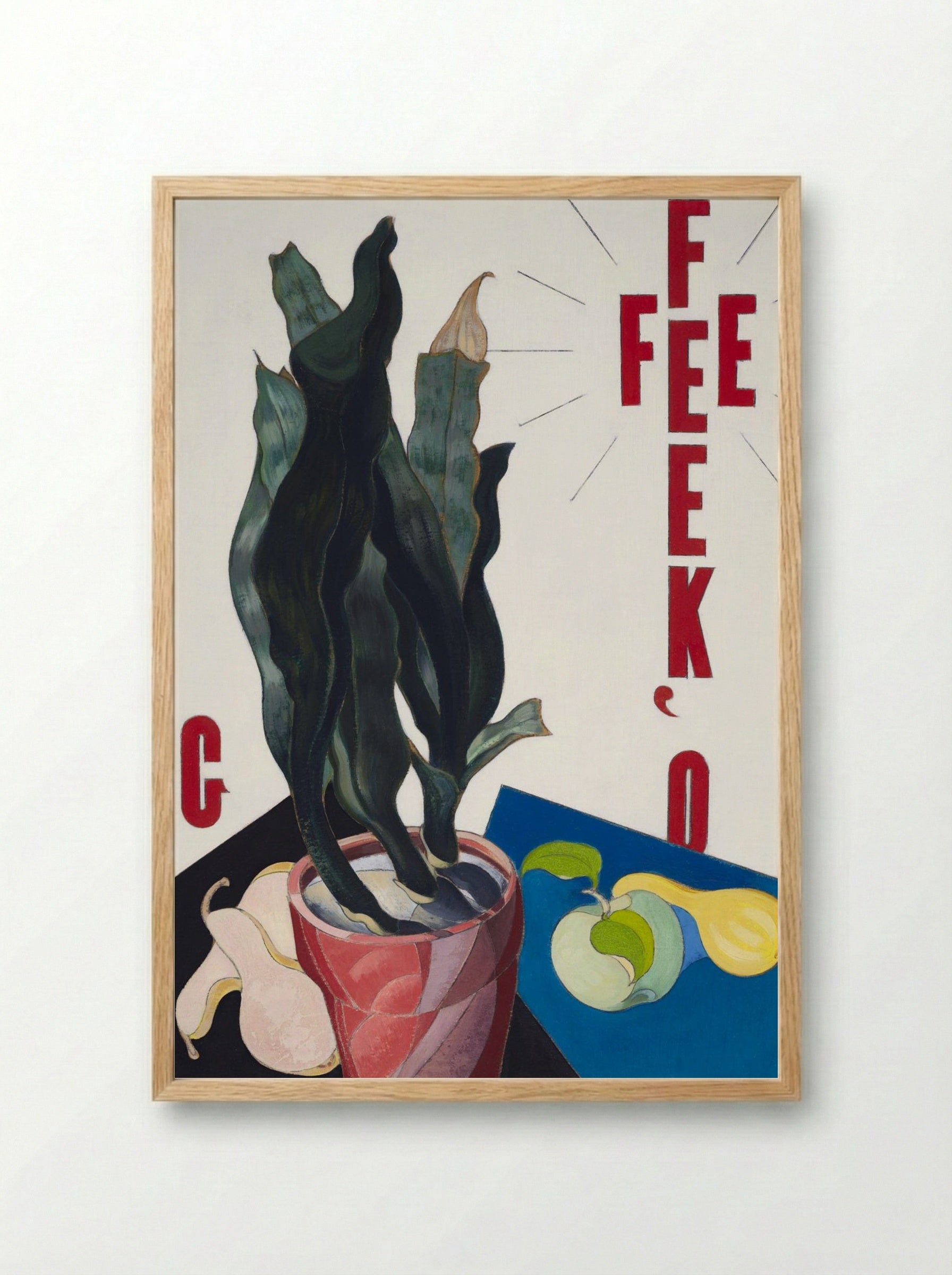 O'Keeffe (1923-1924) - Charles Demuth - Framed Print Wood