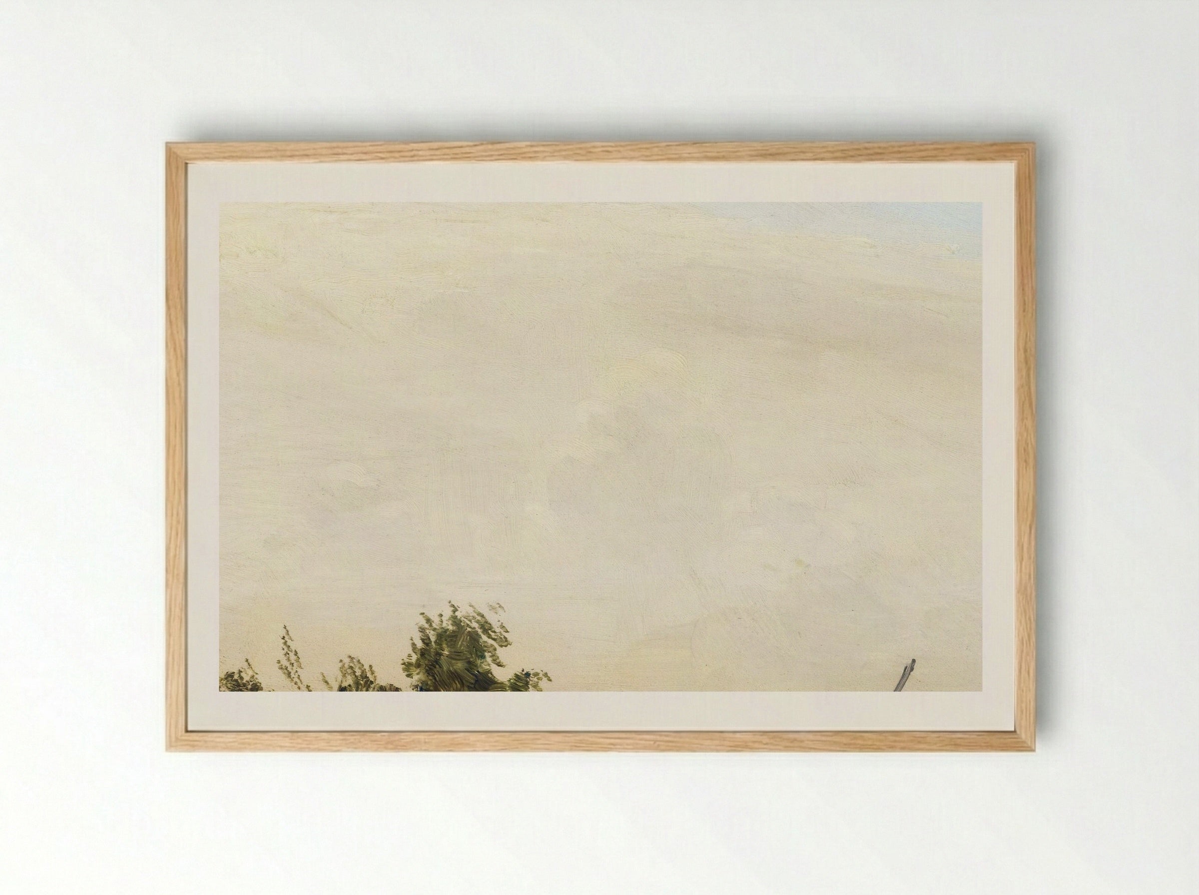 Meadow Landscape on the Spaarne - Gerrit Willem Dijsselhof - Framed Print Wood