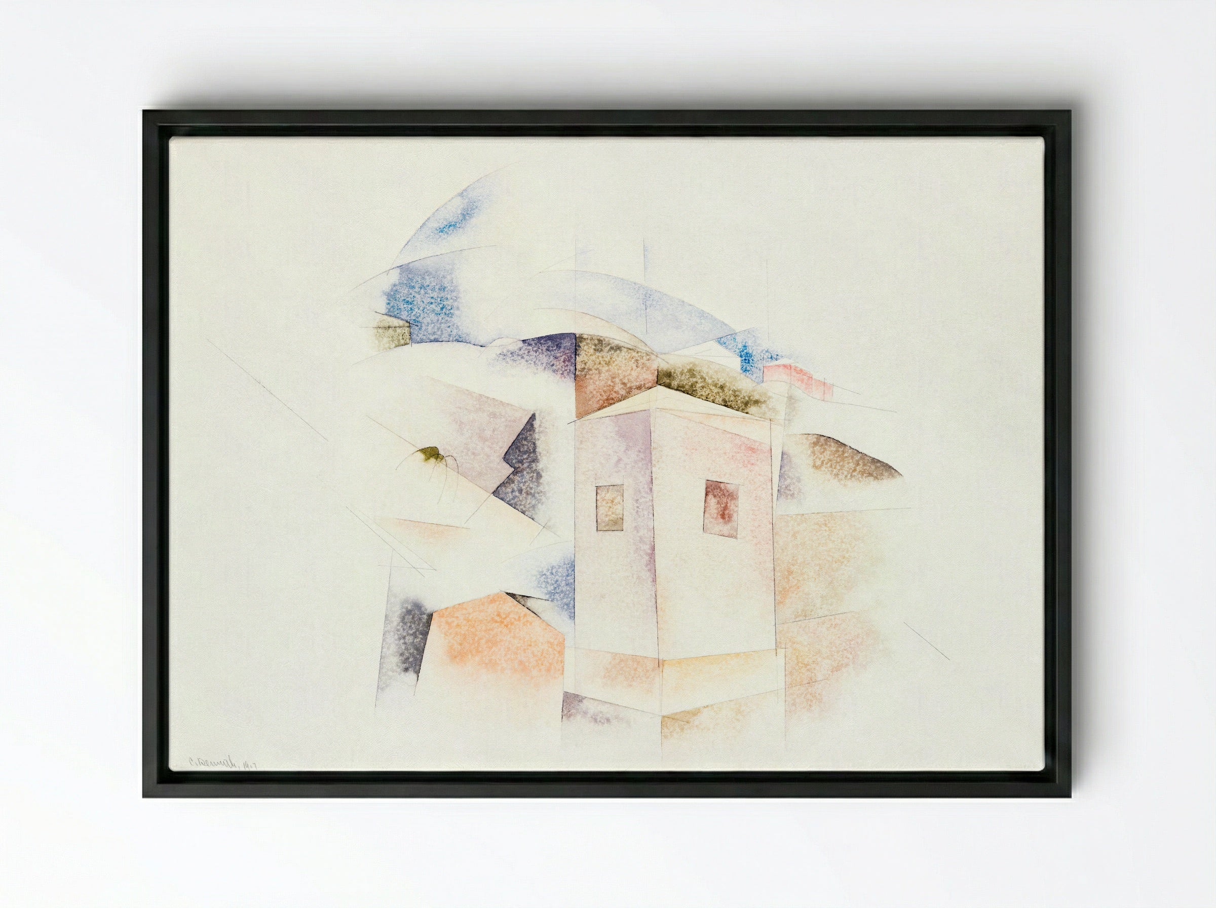 Bermuda No. 4 - Charles Demuth - Framed Canvas Black