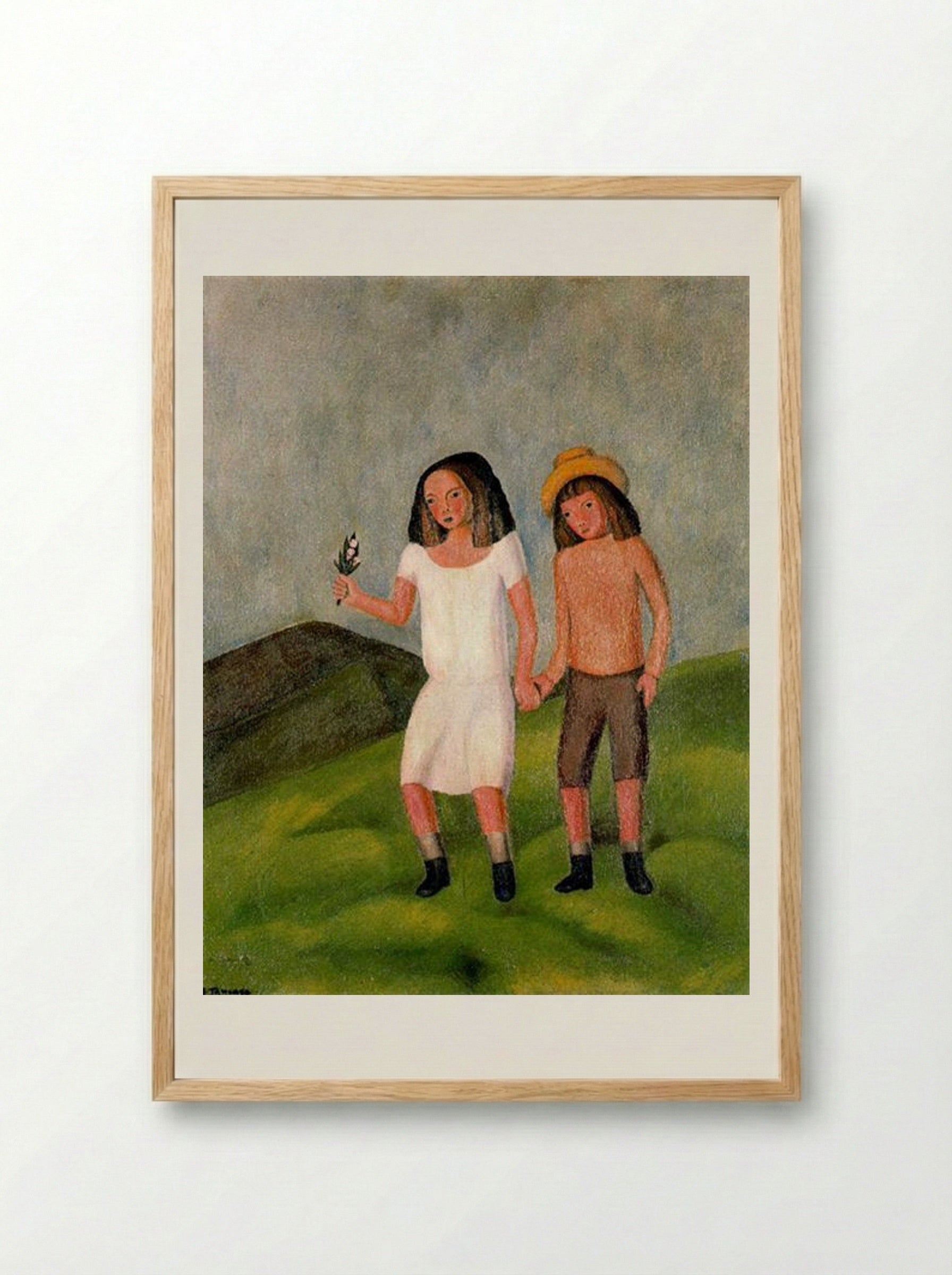 Niños - Rufino Tamayo - Framed Print Wood
