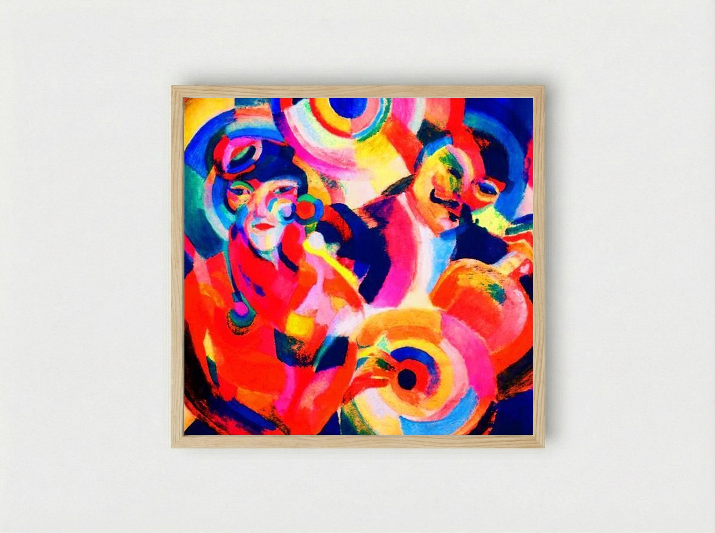 Flamenco Singer - Sonia Delaunay - Framed Print Wood