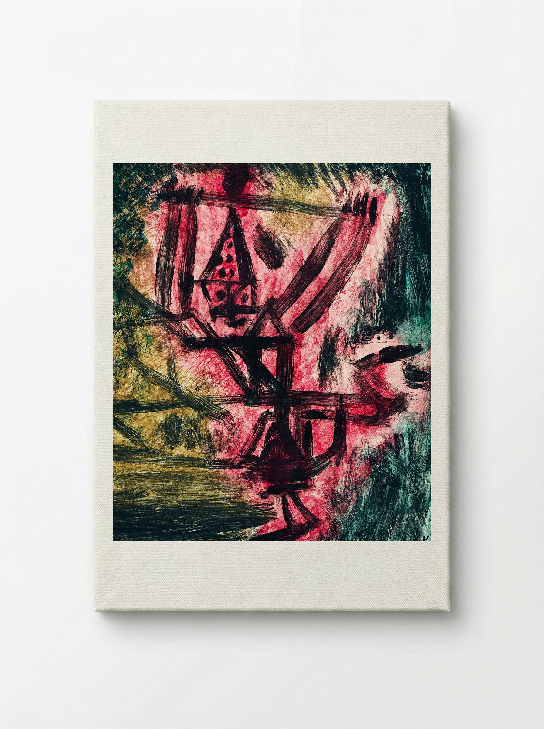 Feuer-Clown I (Fire Clown) - Paul Klee - Canvas