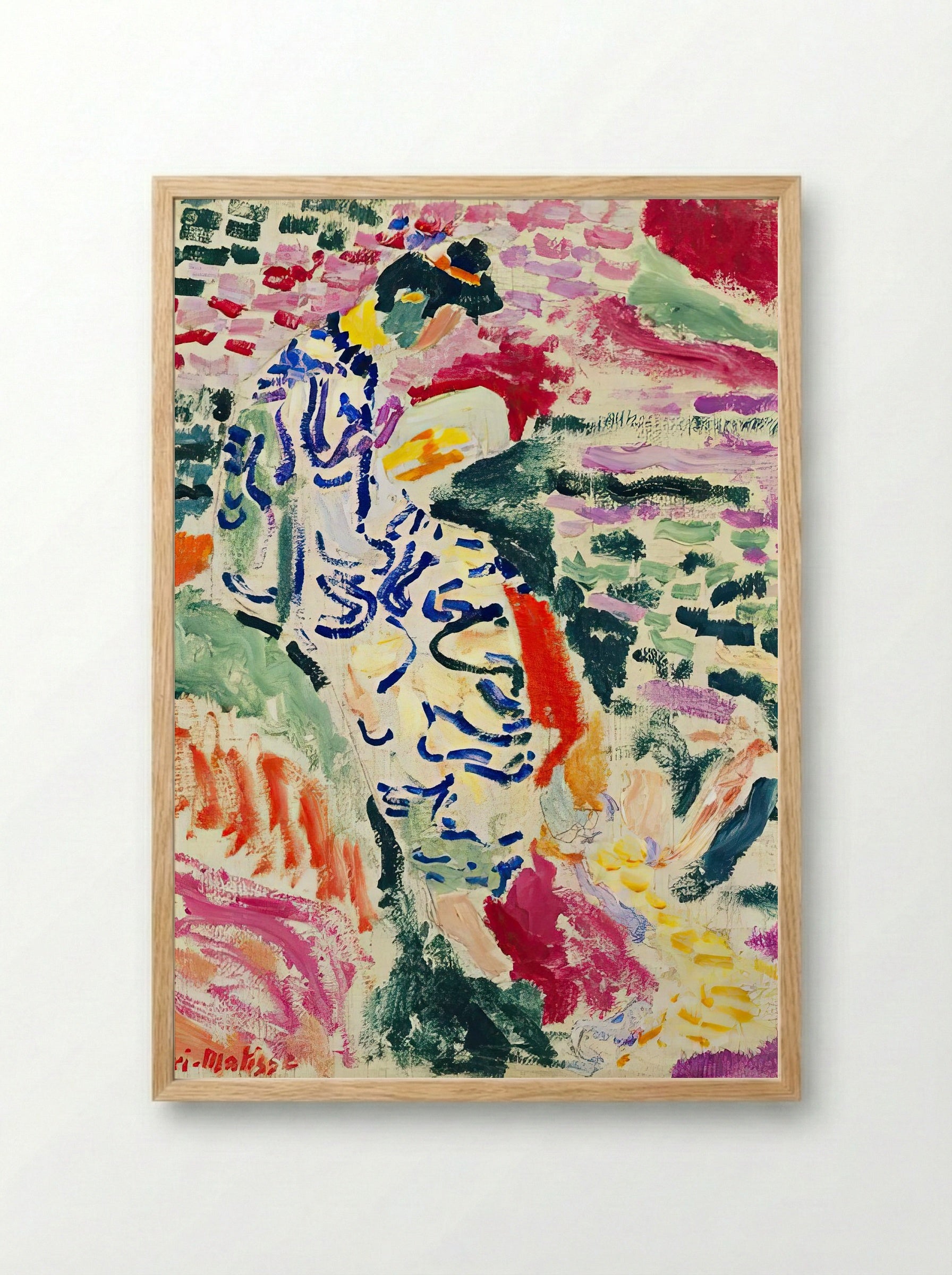 La Japonaise by Henri Matisse – Fauvist Figurative Orientalist Print - Framed Print Wood