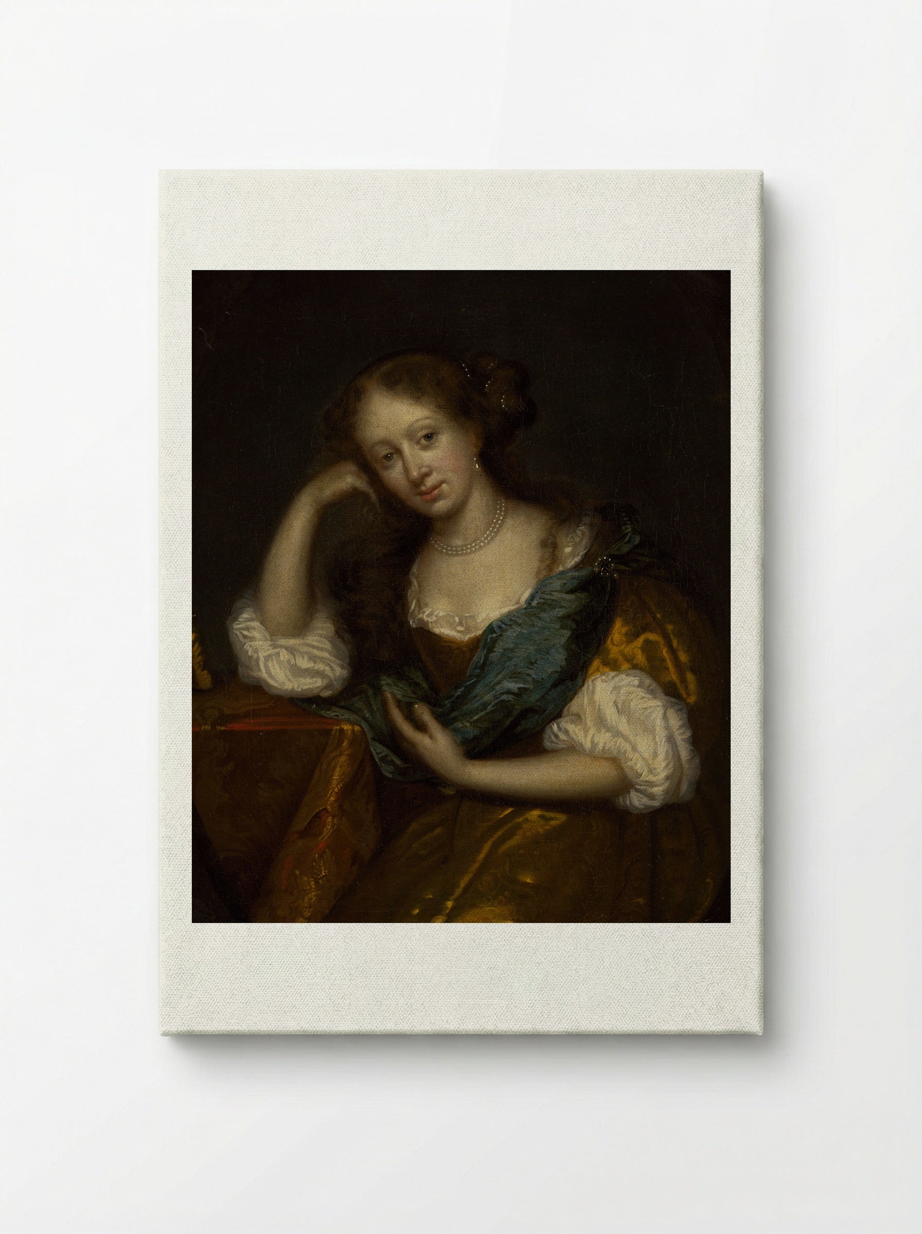 In Thought - Godfried Schalcken - Canvas