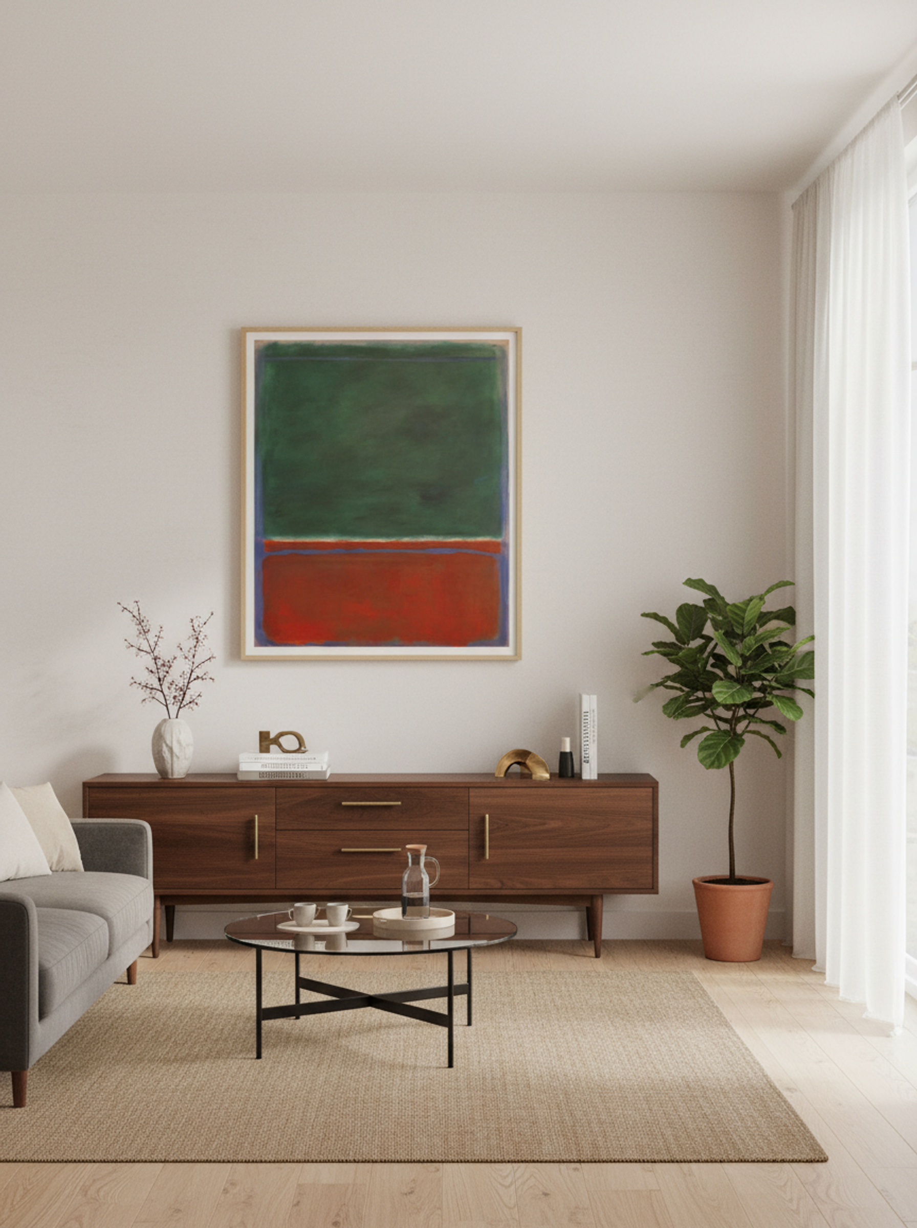 Green and Maroon - Mark Rothko - Lifestyle