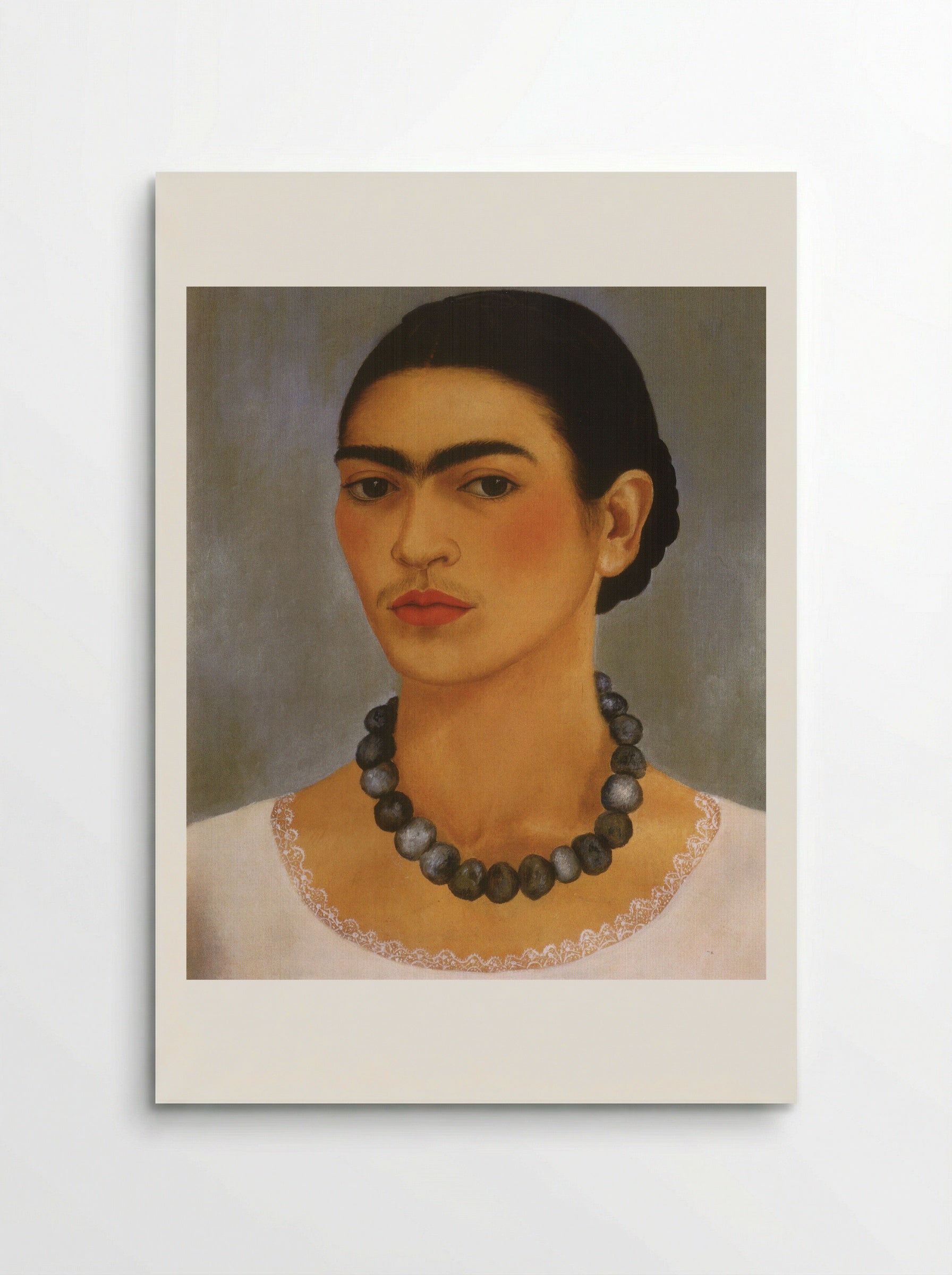 Self-Portrait with Necklace - Frida Kahlo - Poster