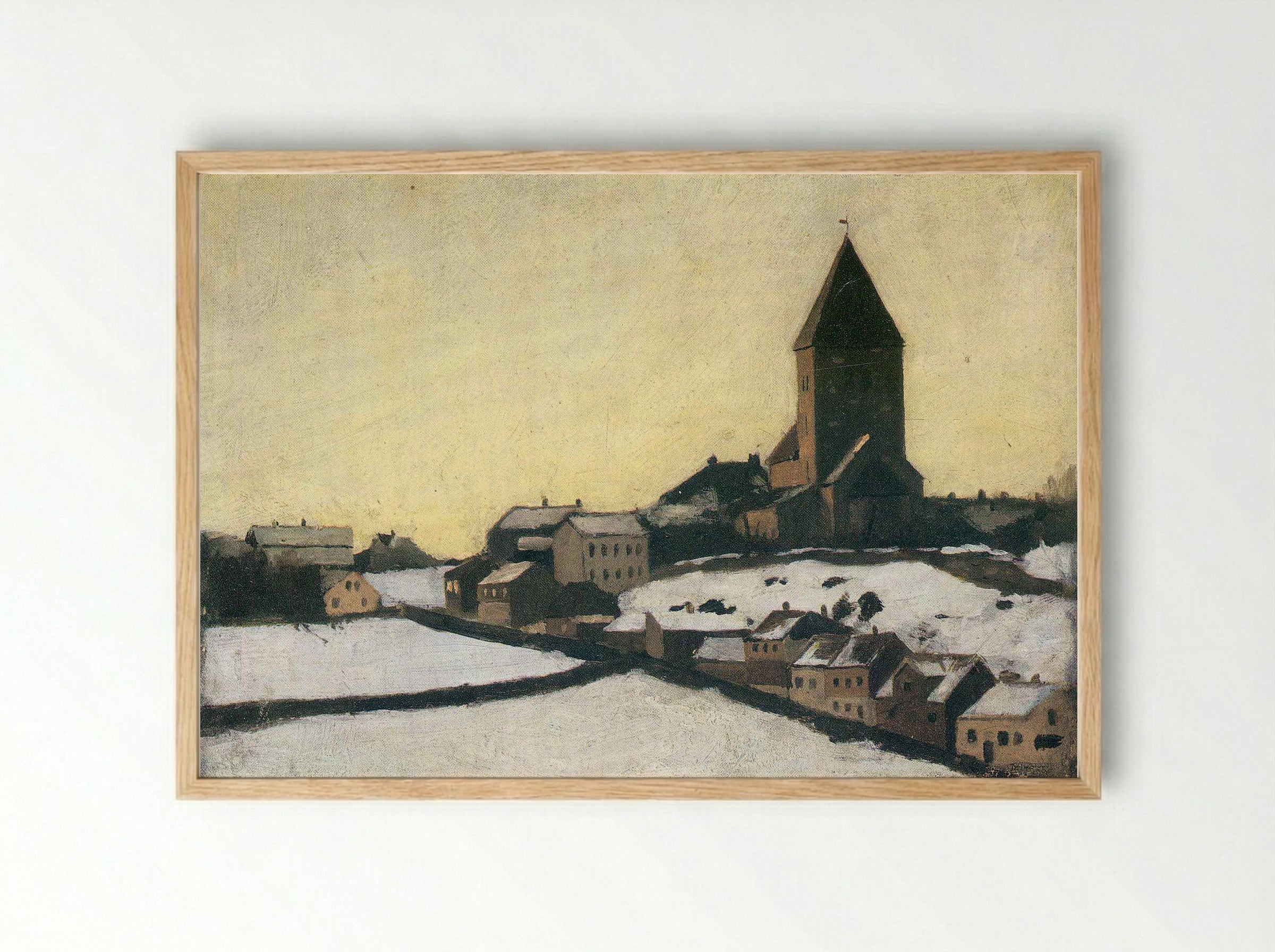 Old Aker Church - Lars Jorde - Framed Print Wood