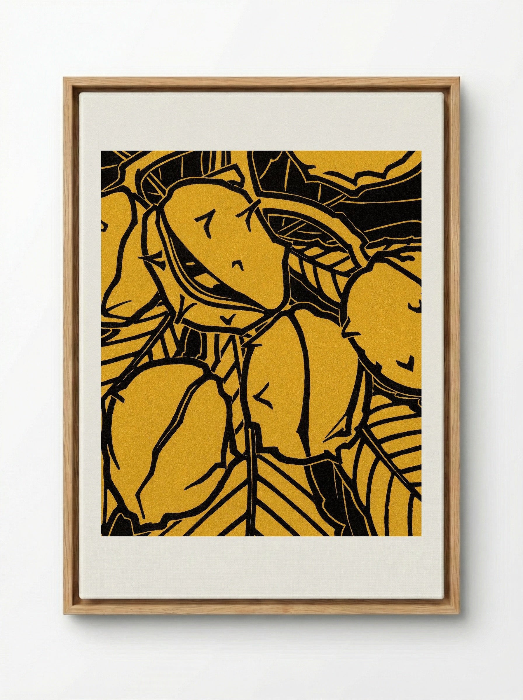 Chestnut Branch - Julie de Graag - Framed Canvas Wood