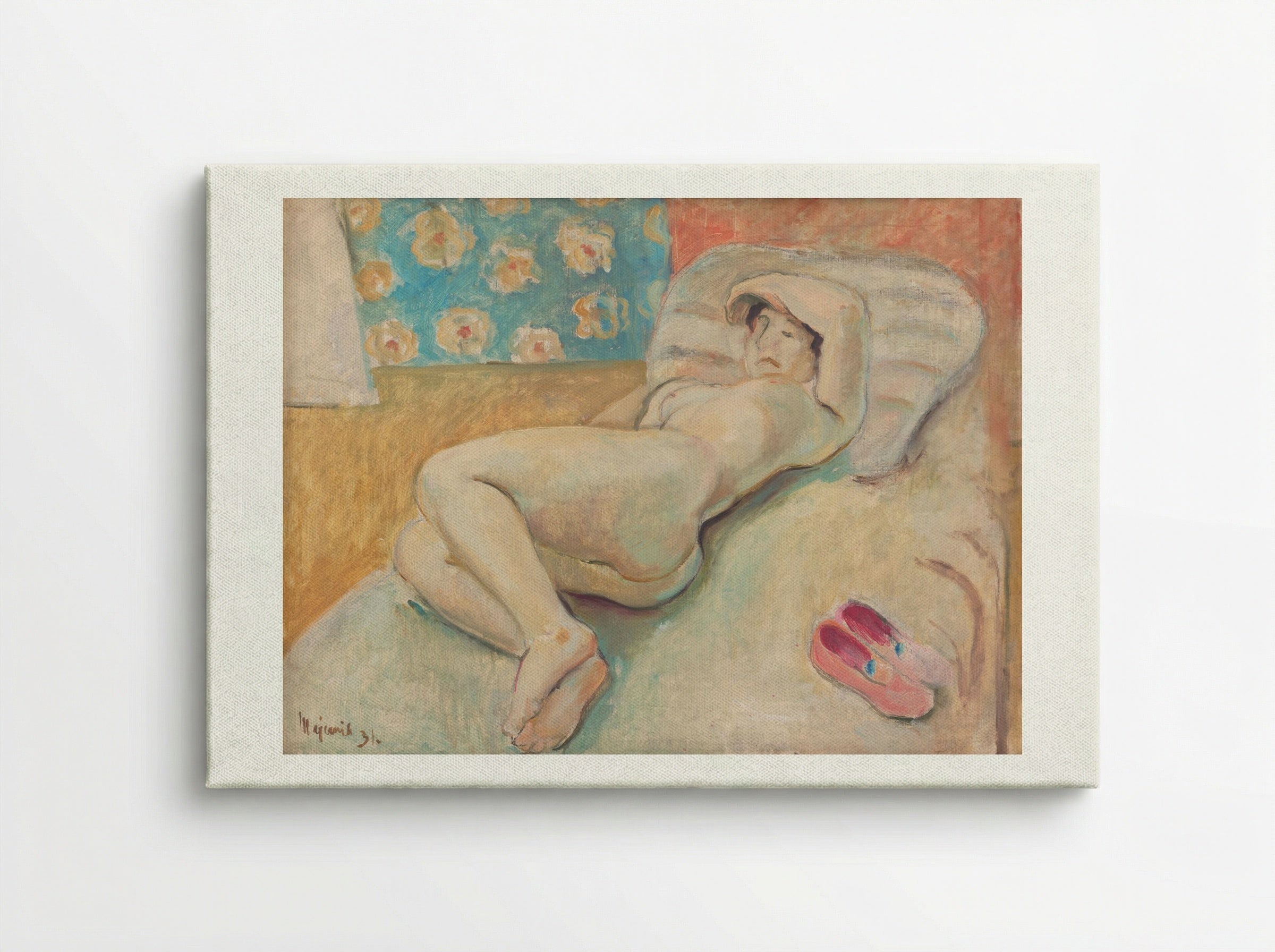 Resting Woman - Cyprián Majerník - Canvas