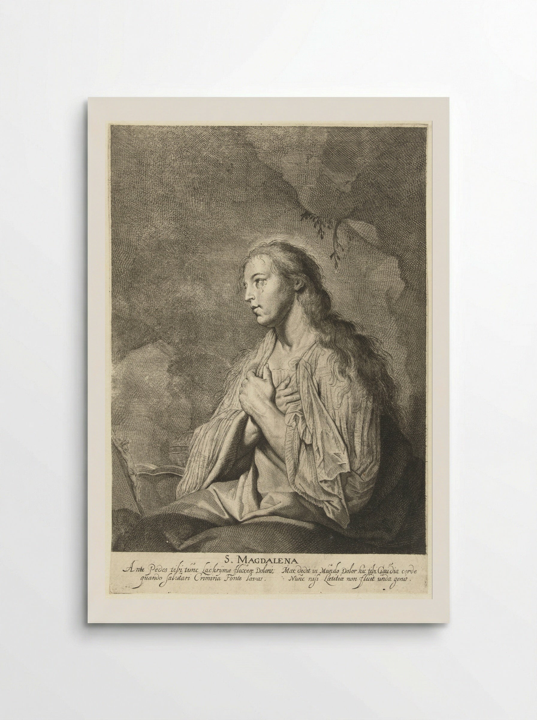 Heilige Maria Magdalena als zondares - Pieter de Grebber - Poster