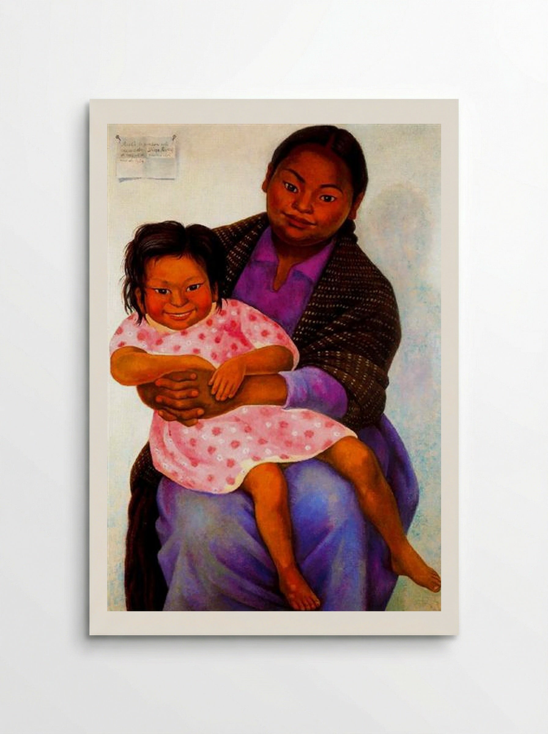 Portrait of Madesta and Inesita - Diego Rivera - Poster