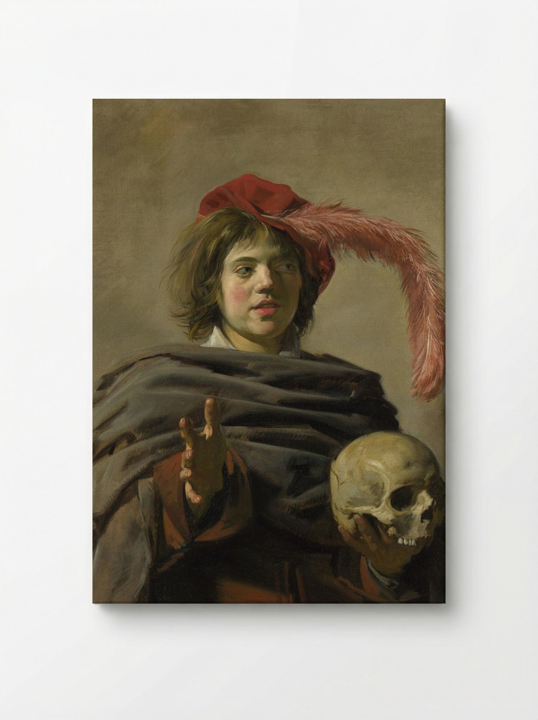 Young Man with a Skull (Vanitas) - Frans Hals - Canvas