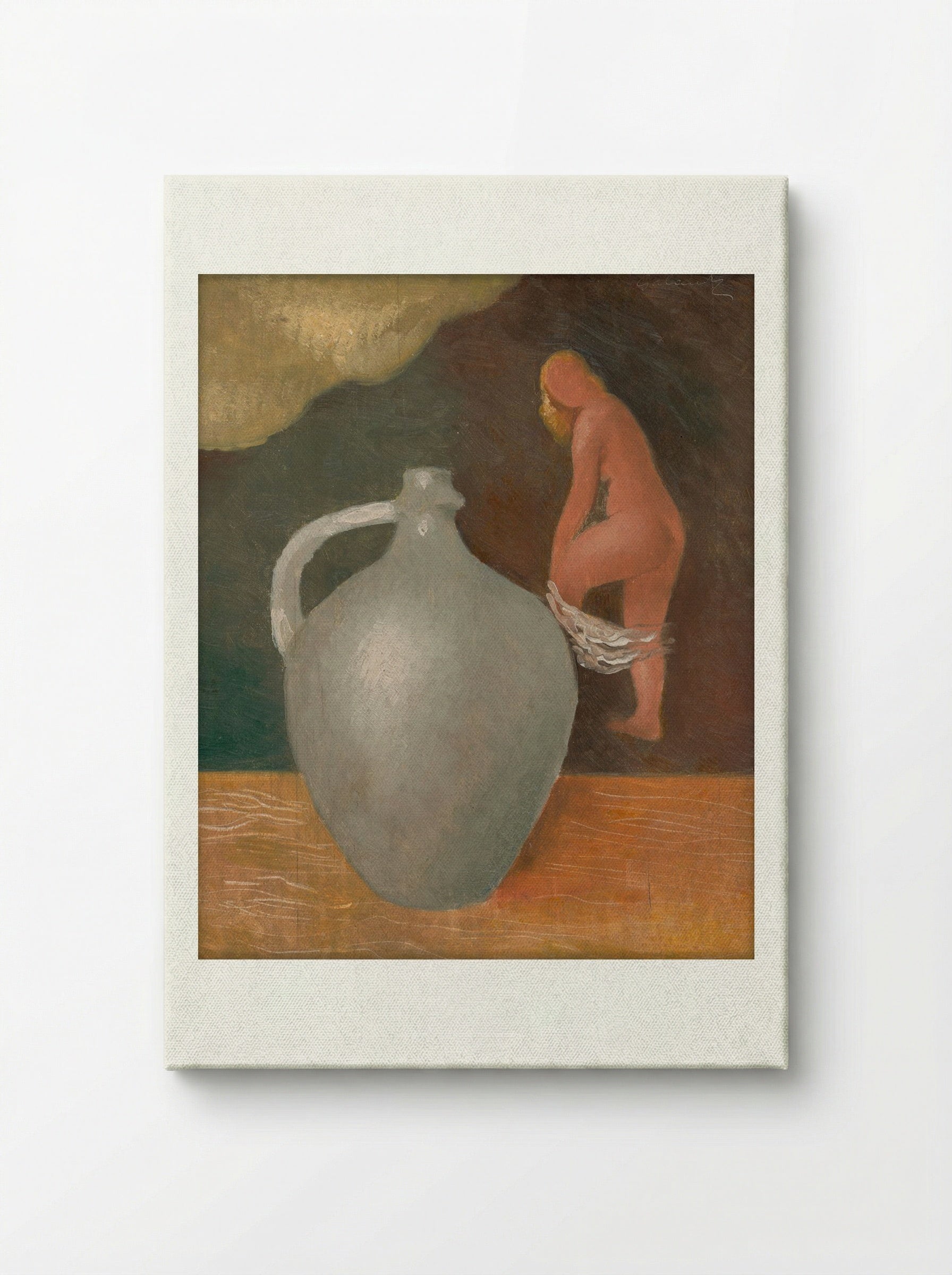 Woman with Jar - Mikuláš Galanda - Canvas