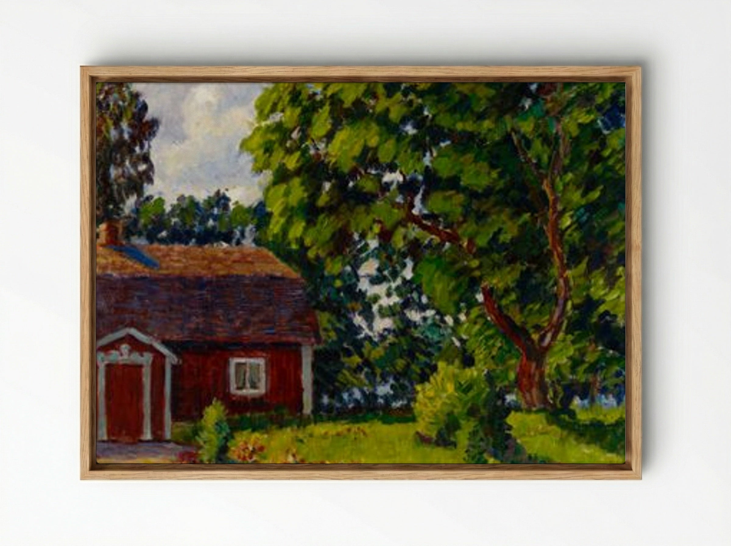 Urajärven museo - Alfred William Finch - Framed Canvas Wood