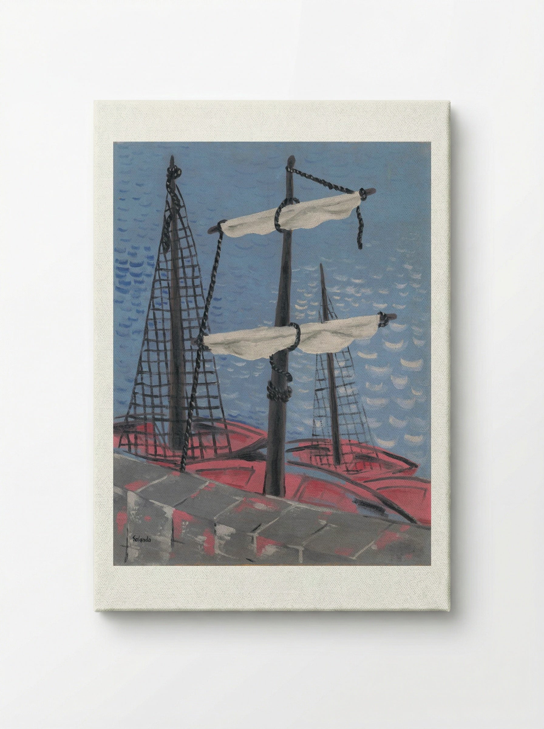 Fishing Boats - Mikuláš Galanda - Canvas