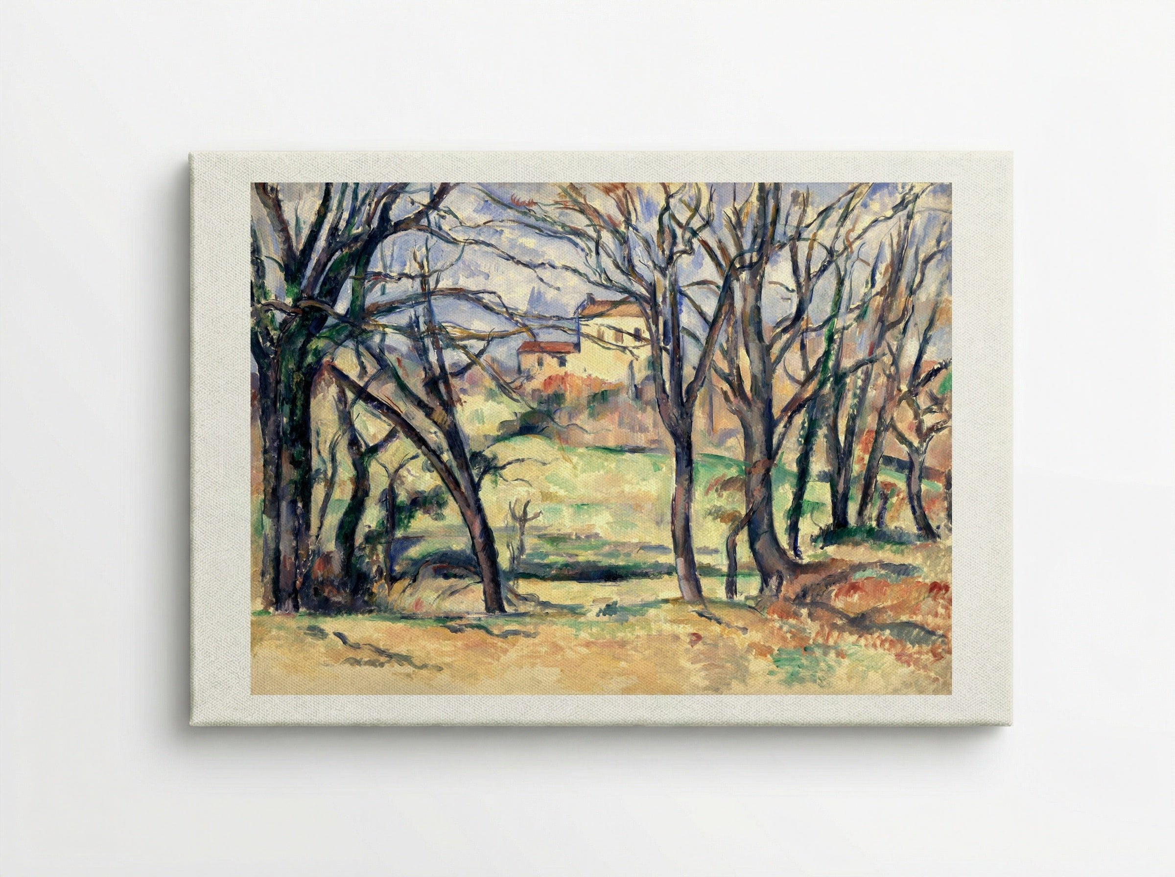 Trees and Houses Near the Jas de Bouffan - Paul Cézanne - Canvas