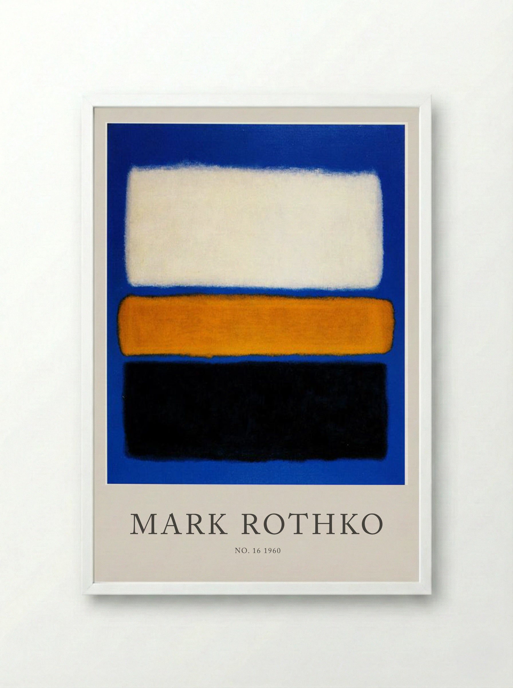 No. 16 - Mark Rothko - Framed Print White