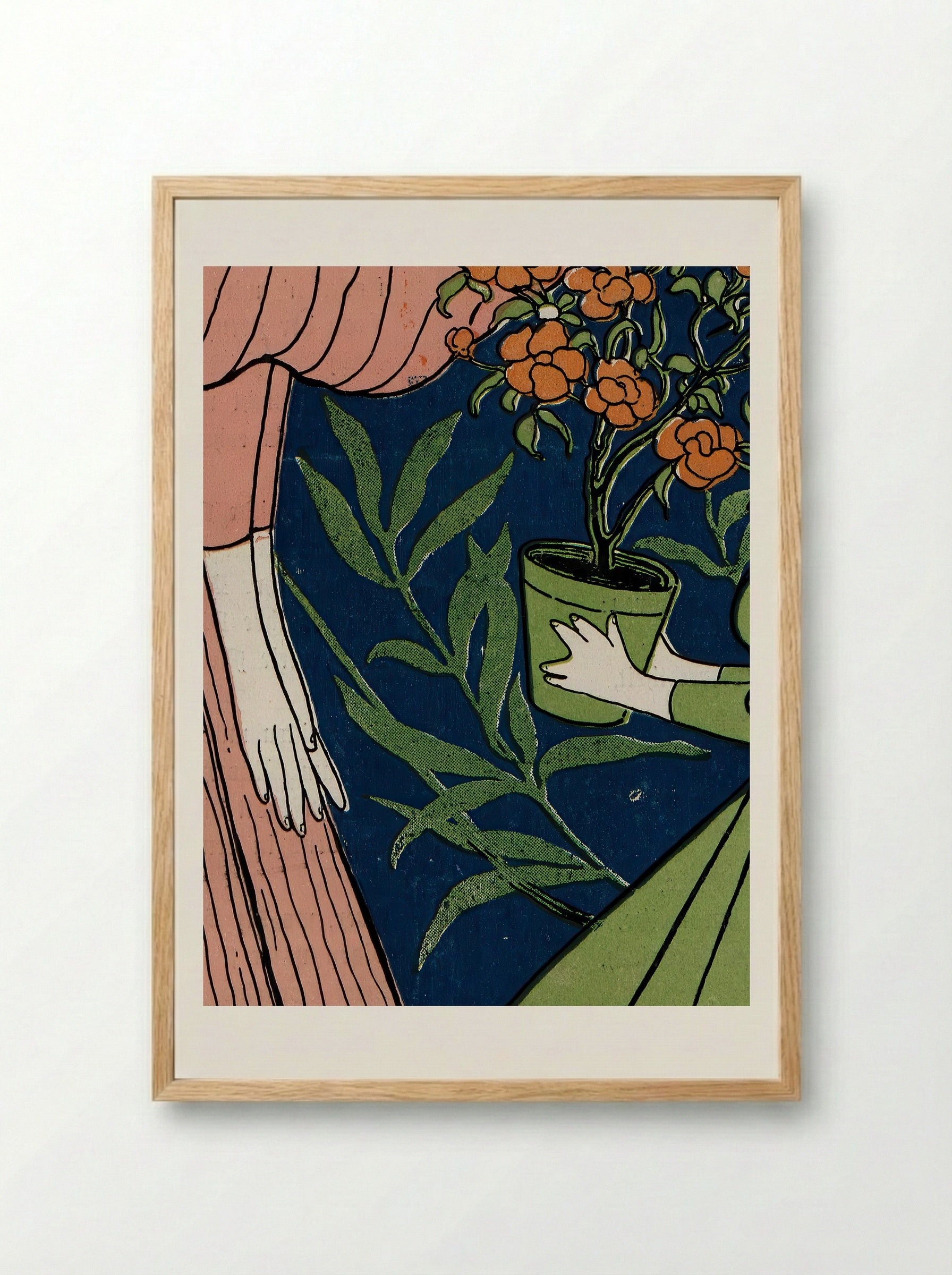 Umschlag der Kunst- und Literaturzeitschrift Jugend - Hans Thoma - Framed Print Wood
