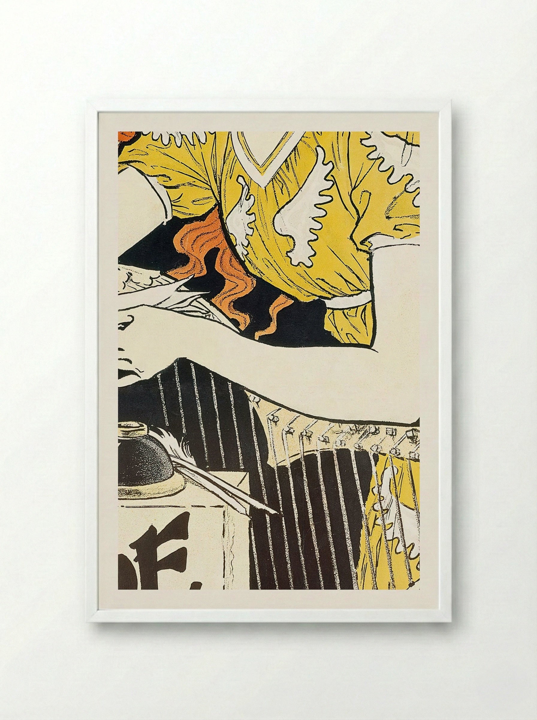 Encre L. Marquet - Eugène Grasset - Framed Print White