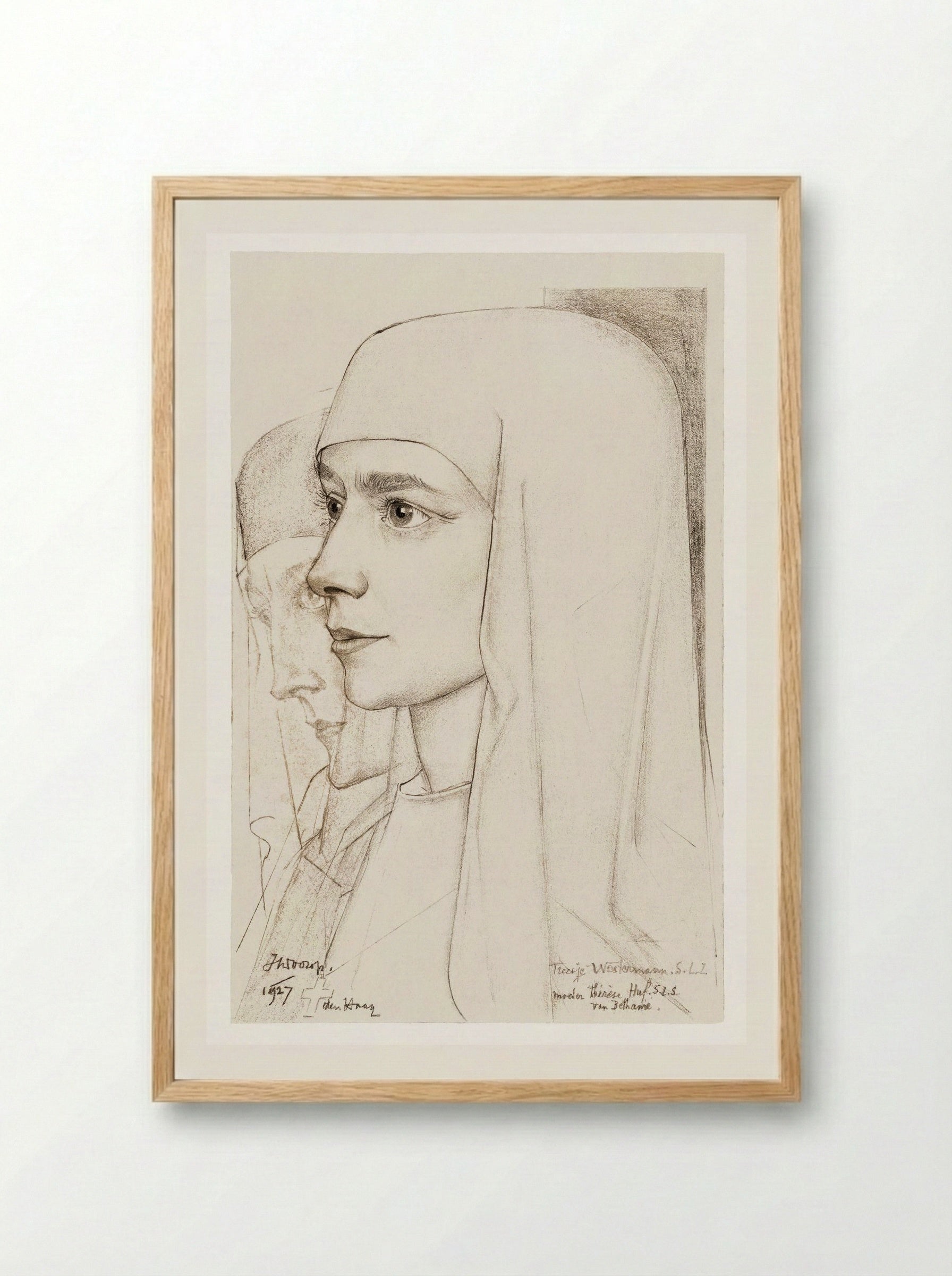 Portrait of Treesje Westermann - Jan Toorop - Framed Print Wood