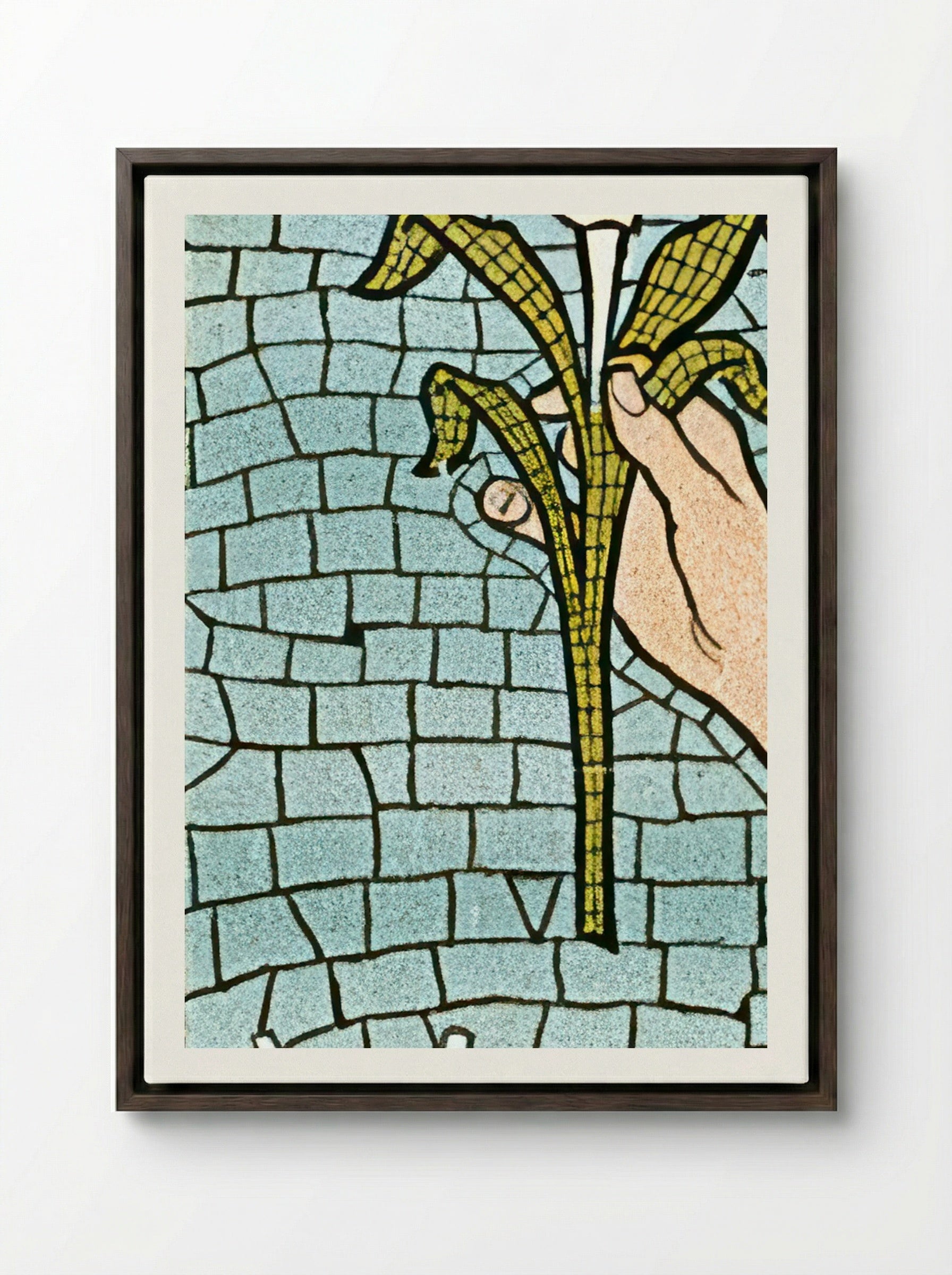 The New York Times, Easter: The Model of Decent and Dignified Journalism - De Yongh - Framed Canvas Dark Wood