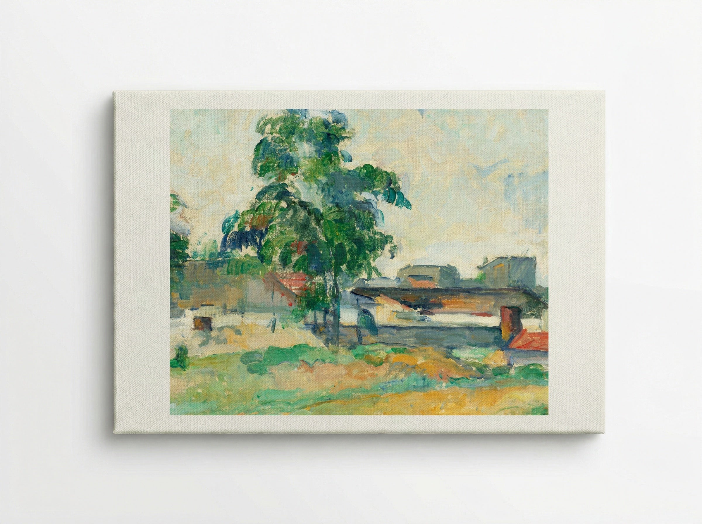 Landscape near Paris - Paul Cézanne - Canvas