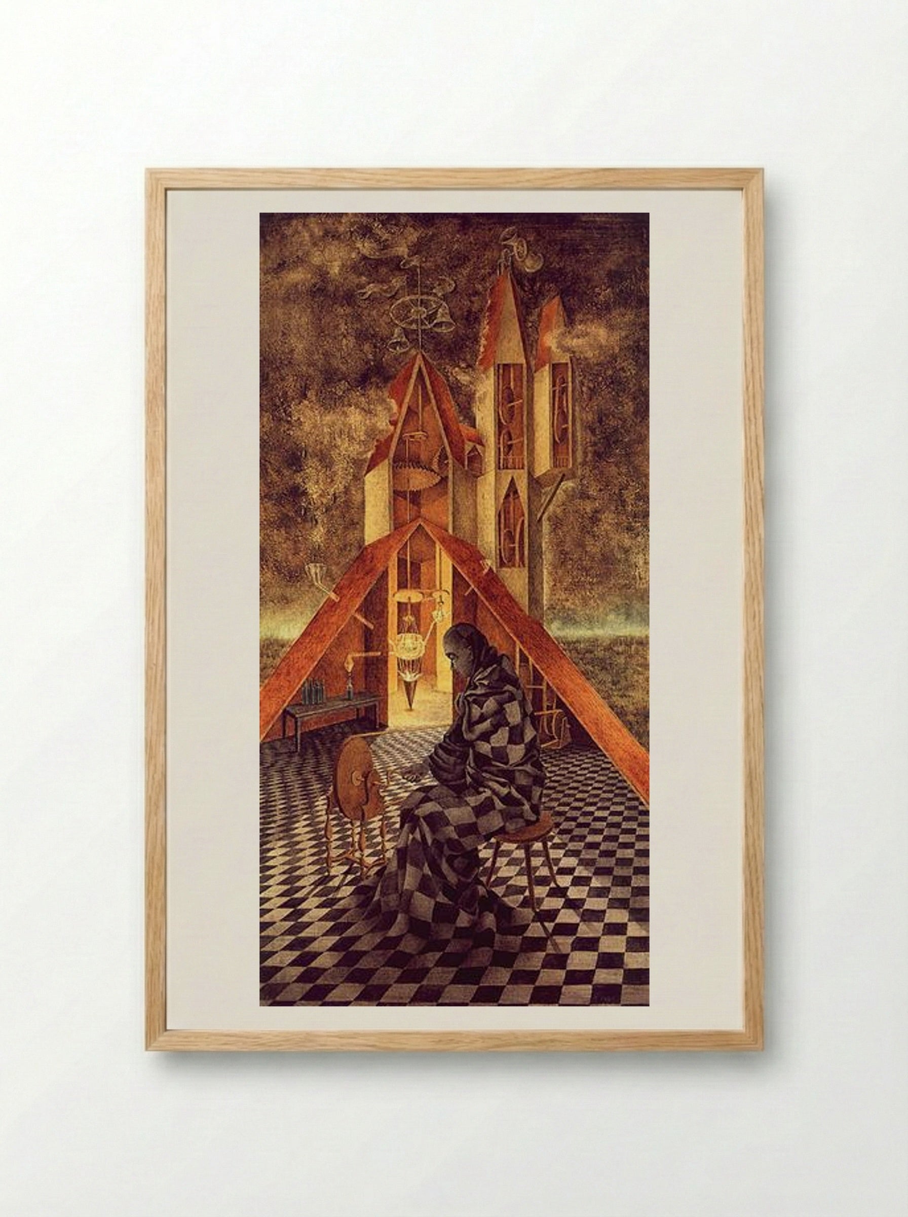 Alchemy or the Useless Science - Remedios Varo - Framed Print Wood