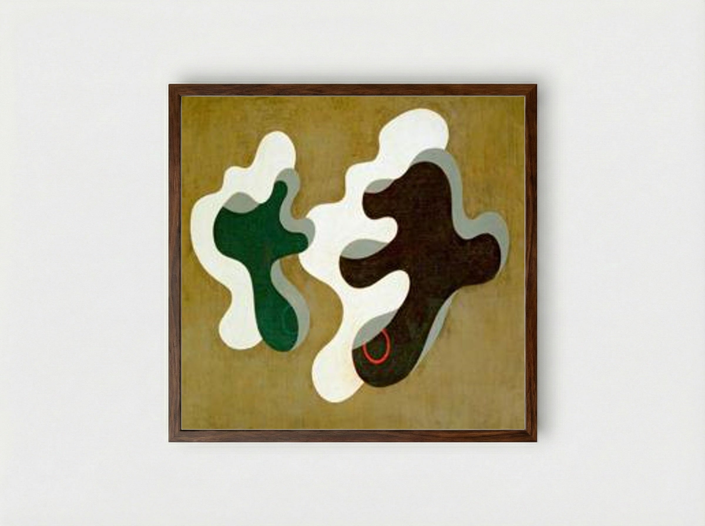 Dux et Comes IV - Edward Wadsworth - Framed Print Dark Wood