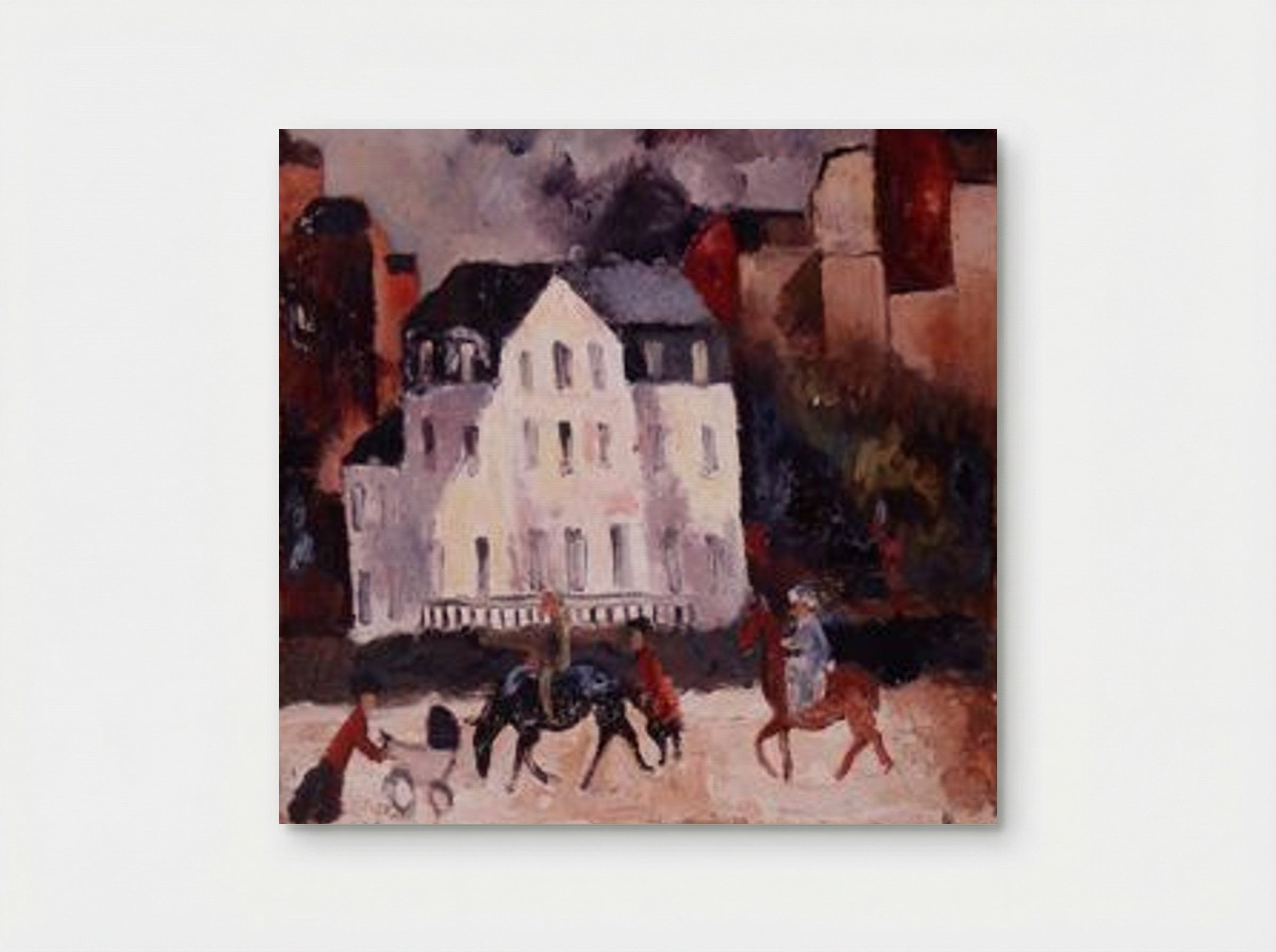 Horses in Paris - Christopher Wood - Poster