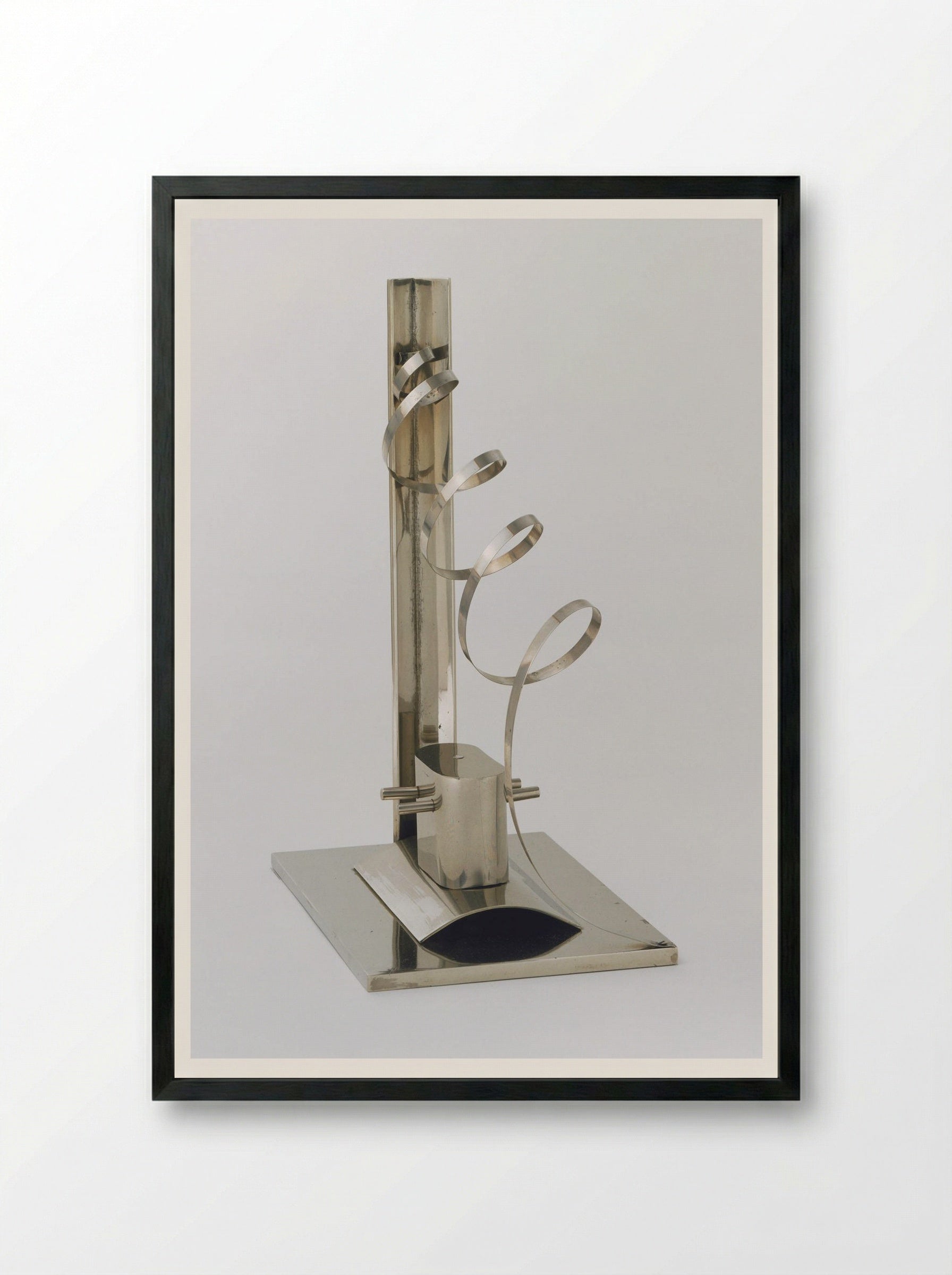Nickel Construction - László Moholy-Nagy - Framed Print Black