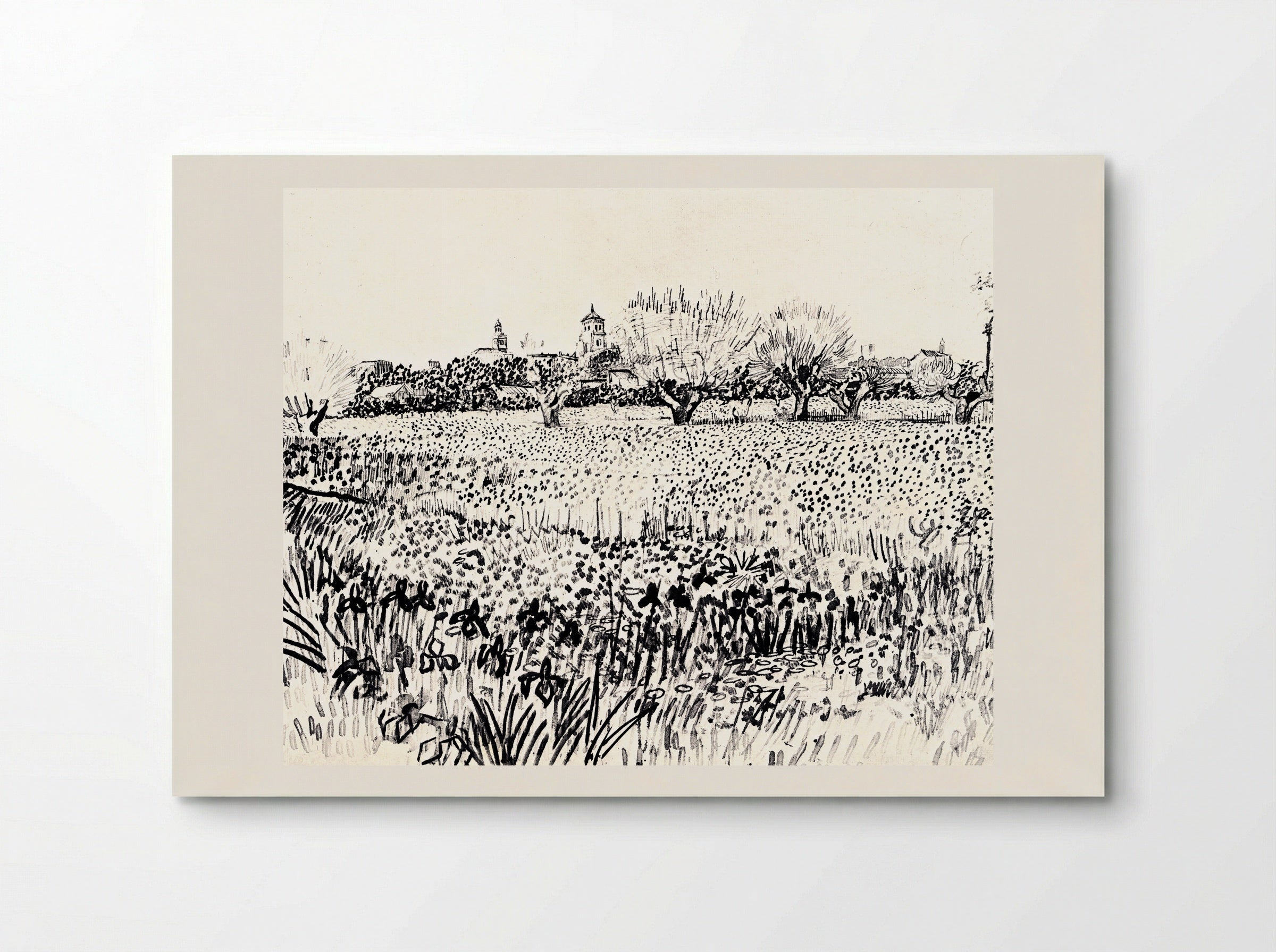 Field with Flowers - Vincent van Gogh - Poster