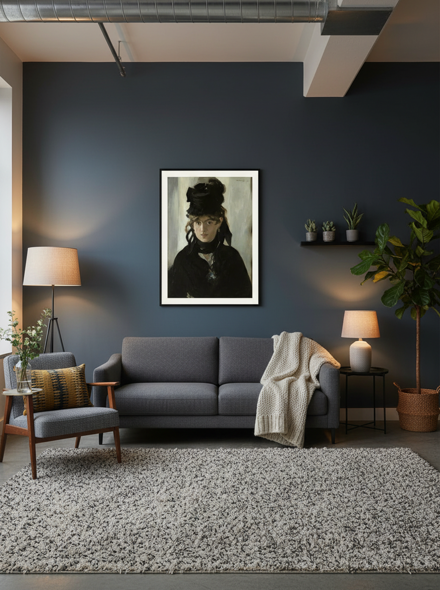Berthe Morisot With a Bouquet of Violets - Édouard Manet - Lifestyle