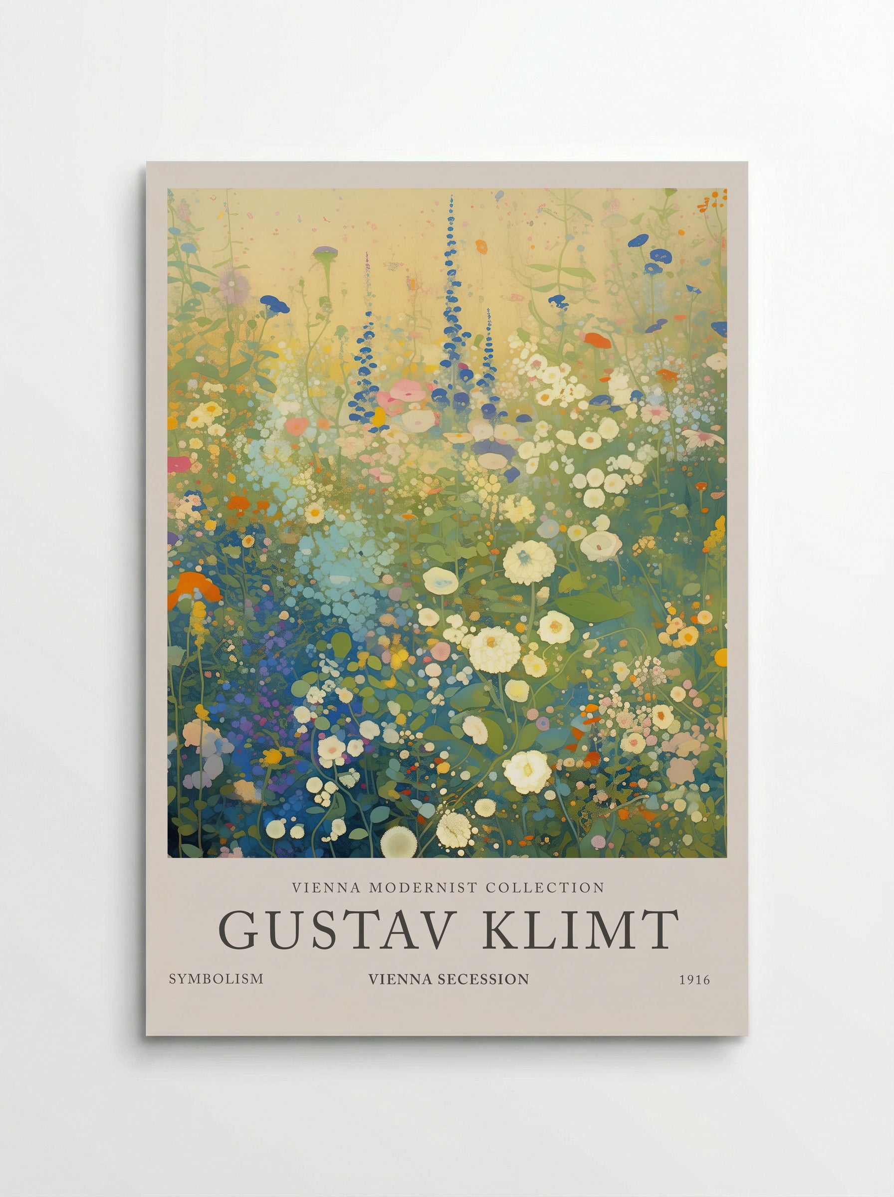 Blue Harmony Garden - Gustav Klimt - Poster