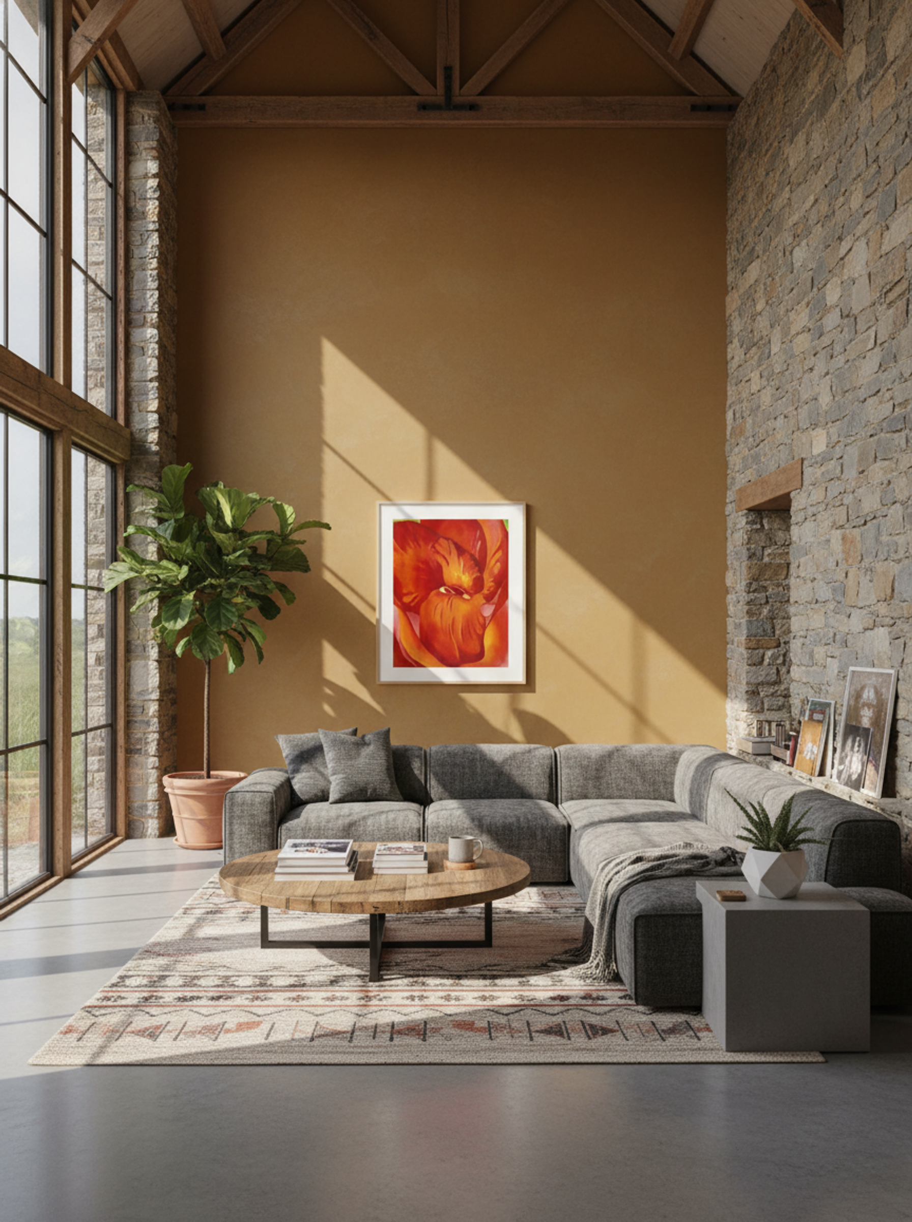 Canna Red and Orange - Georgia O'Keeffe - Lifestyle