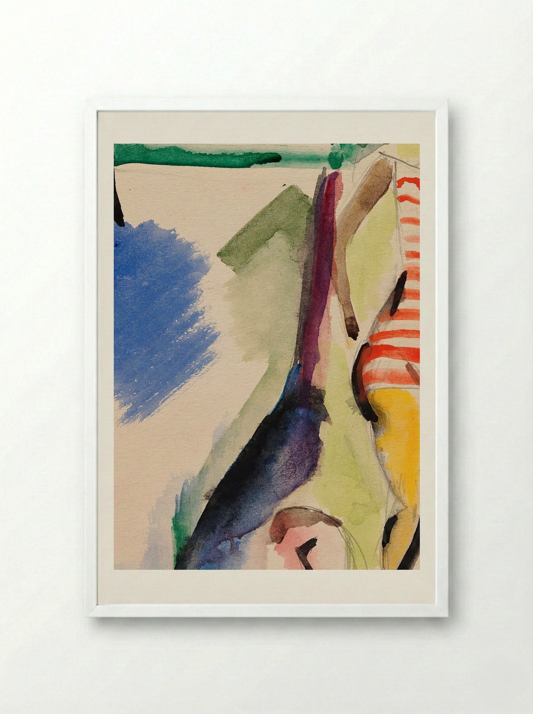 Beach - Sulho Sipilä - Framed Print White