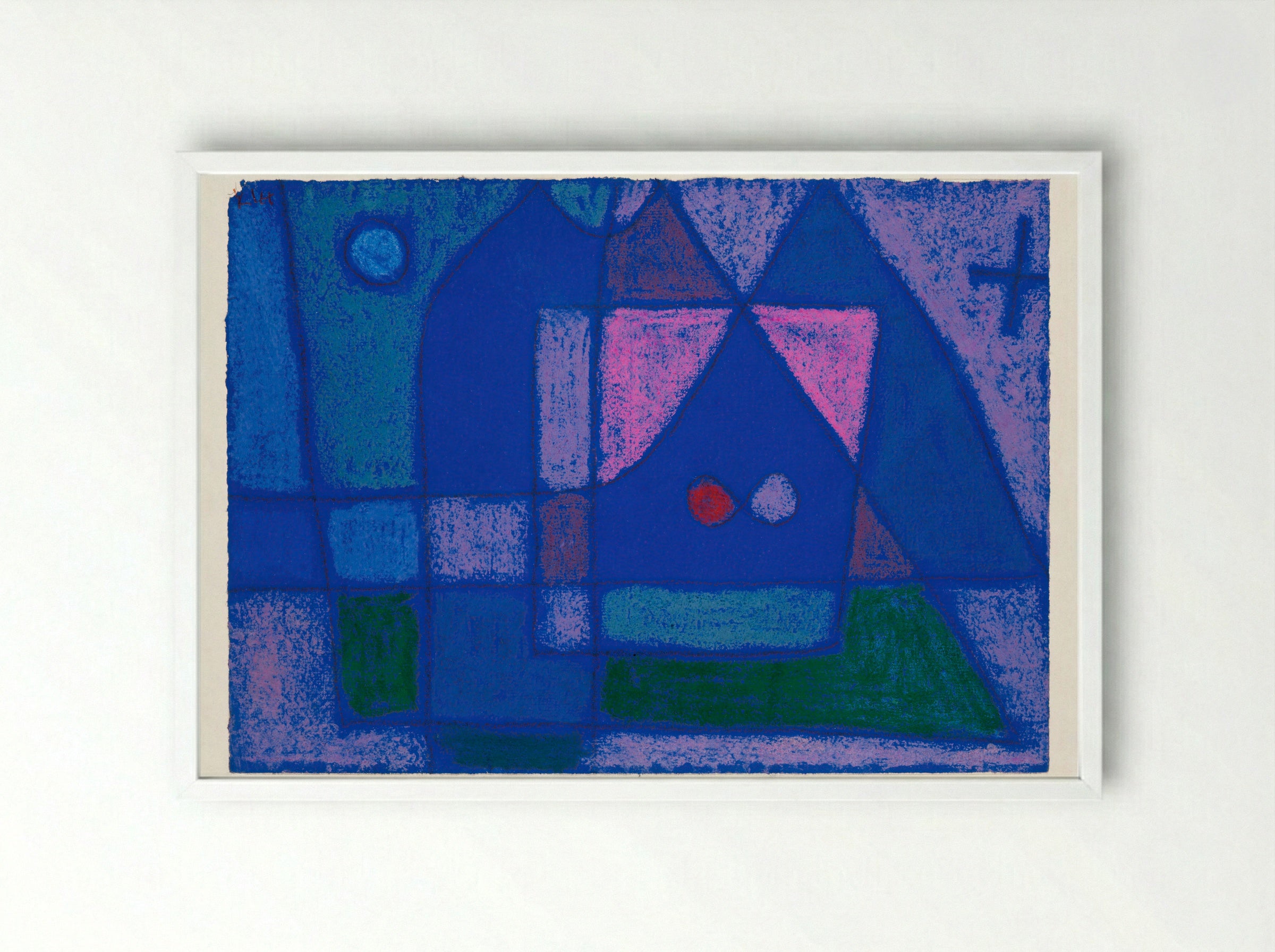 A Little Room in Venice - Paul Klee - Framed Print White