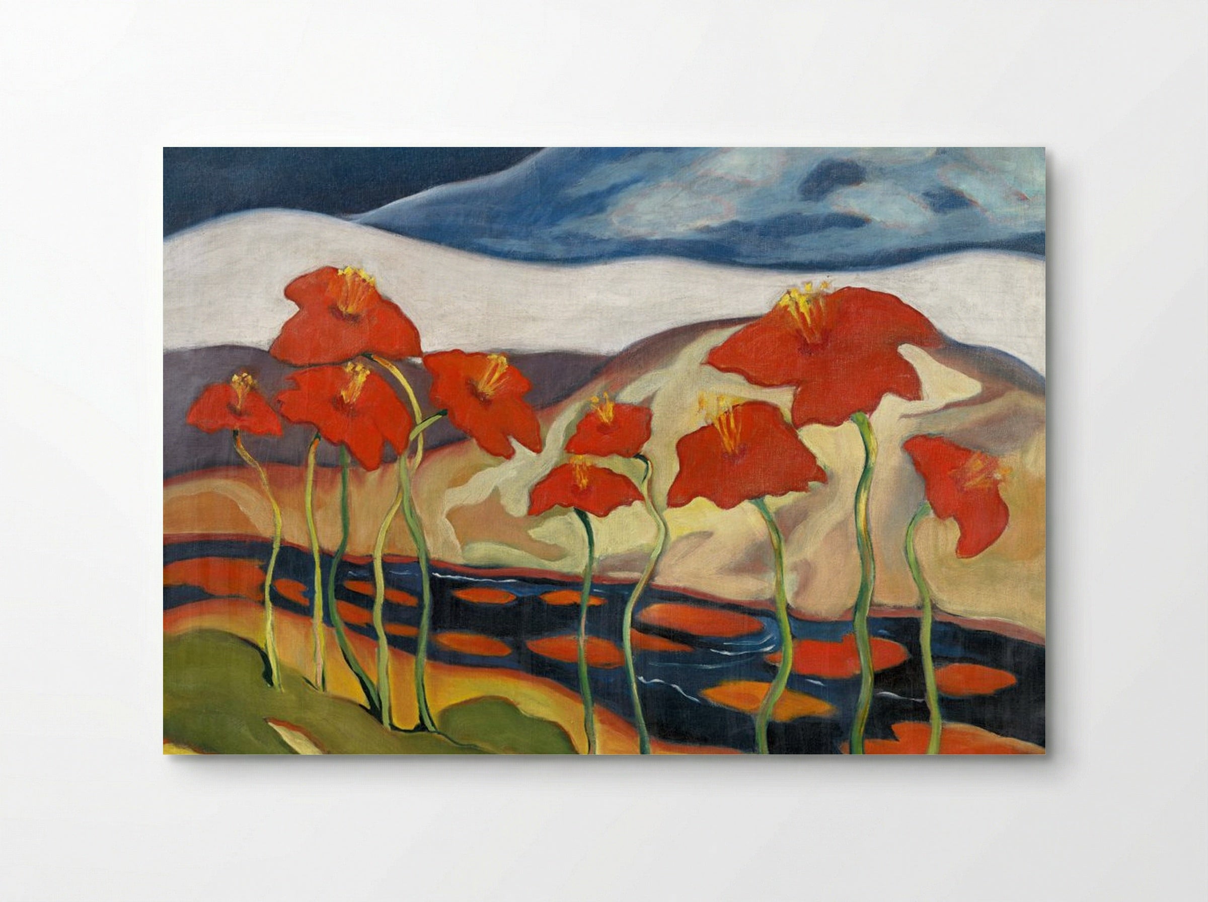 Landscape with Flowers (Nirvana) - Zolo Palugyay - Poster