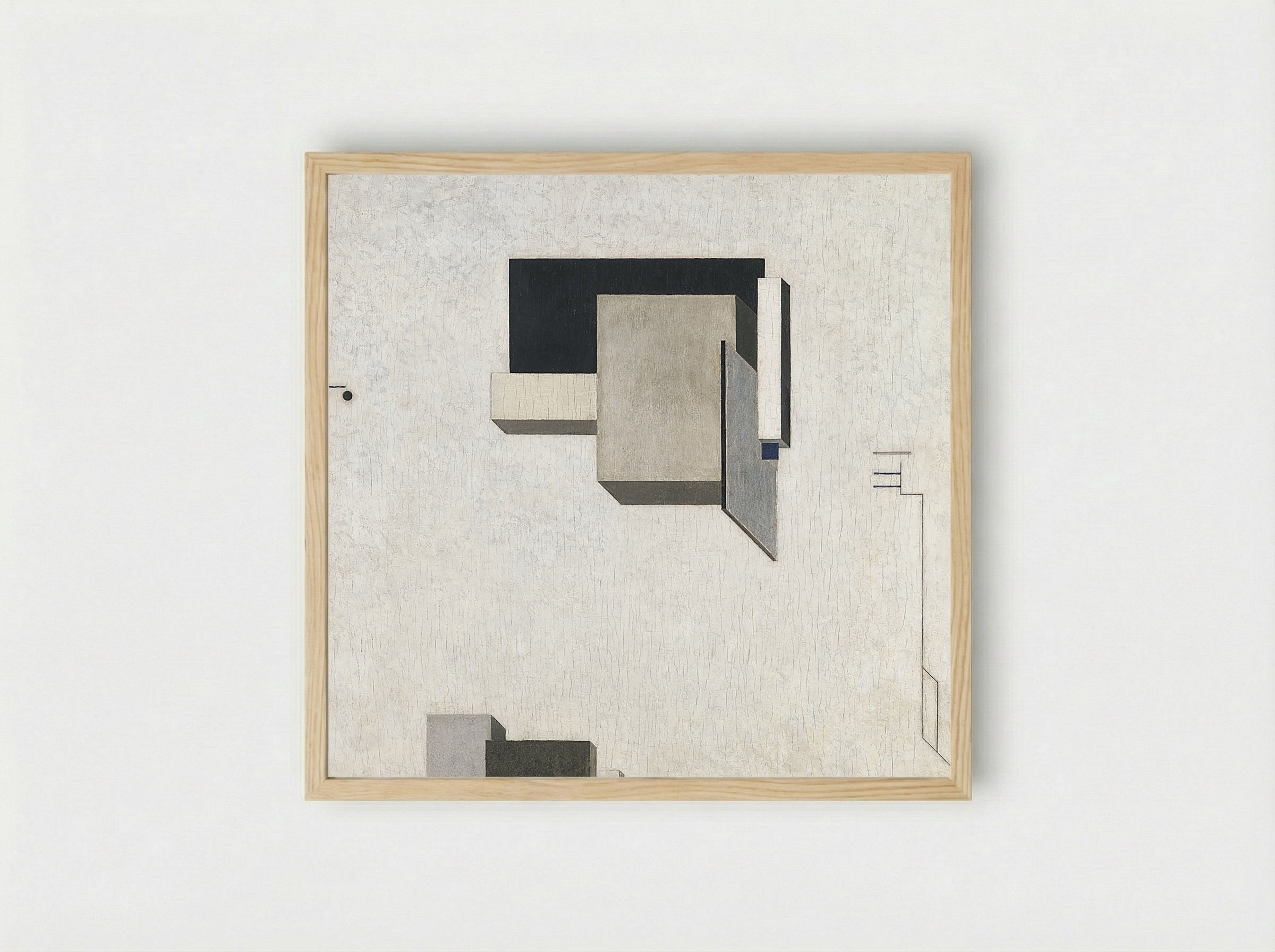 Proun 1C - El Lissitzky - Framed Print Wood