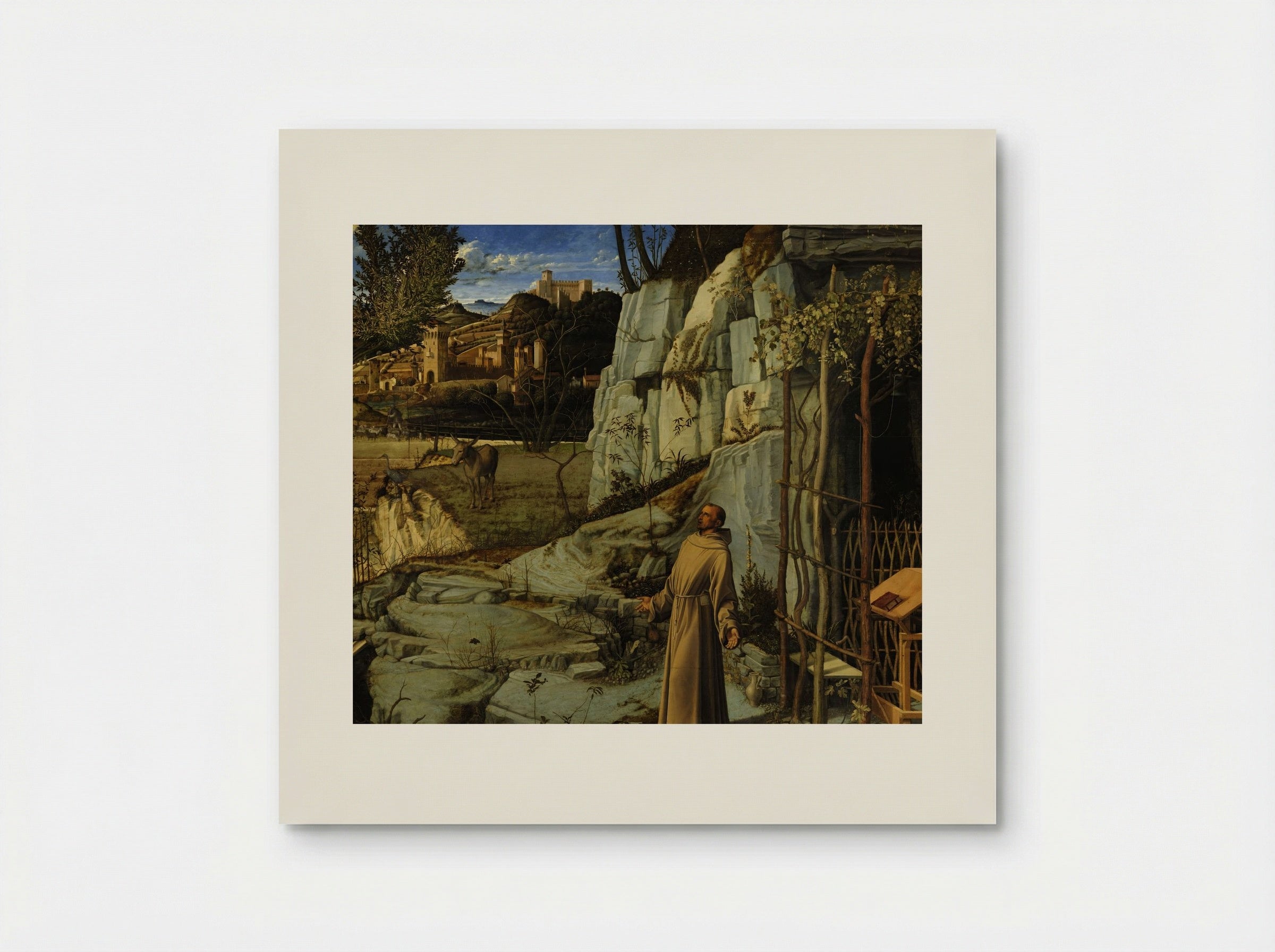 Saint Francis in the Desert - Giovanni Bellini - Poster