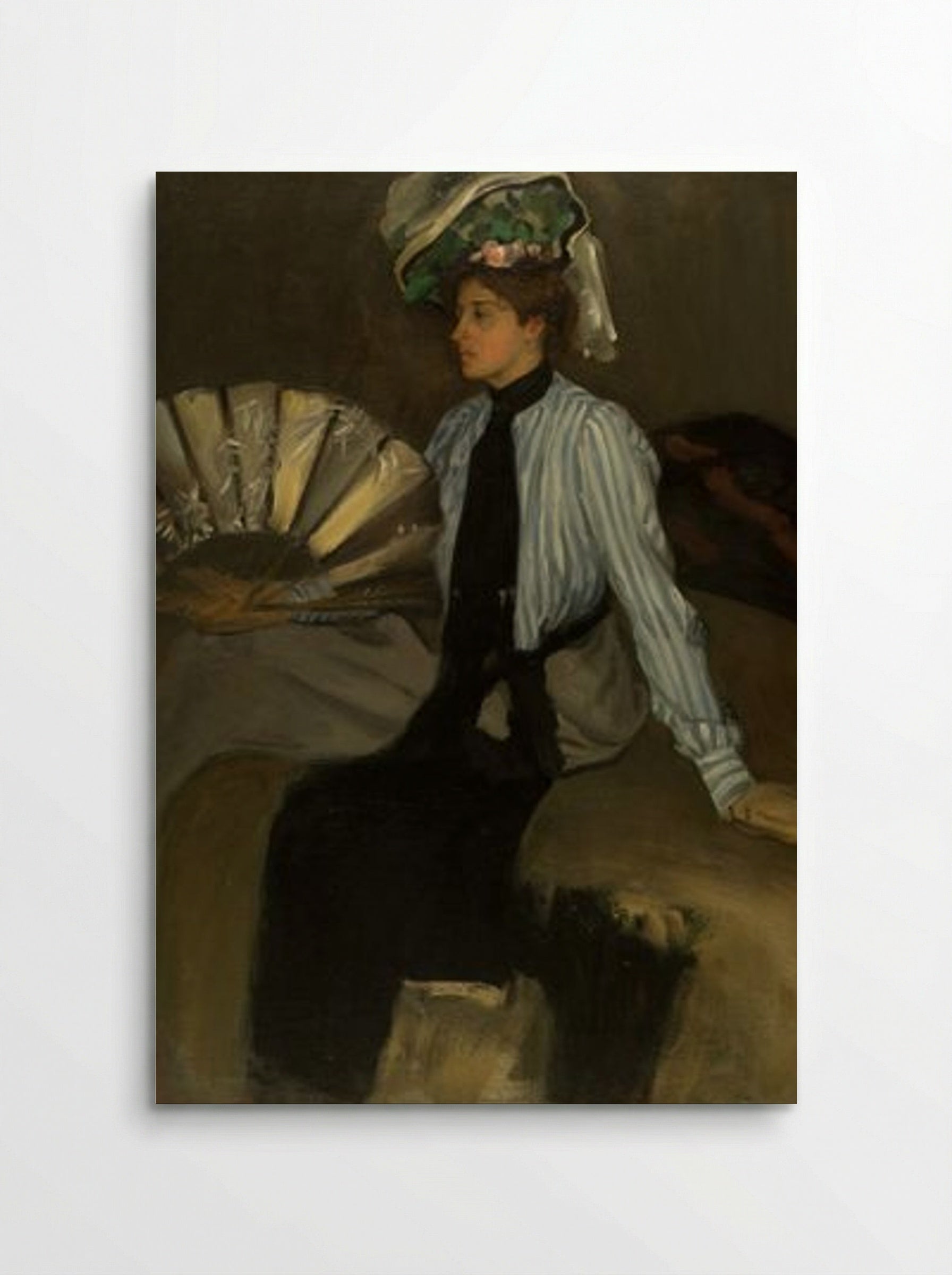 Young Woman with Fan - Alfred Henry Maurer - Poster