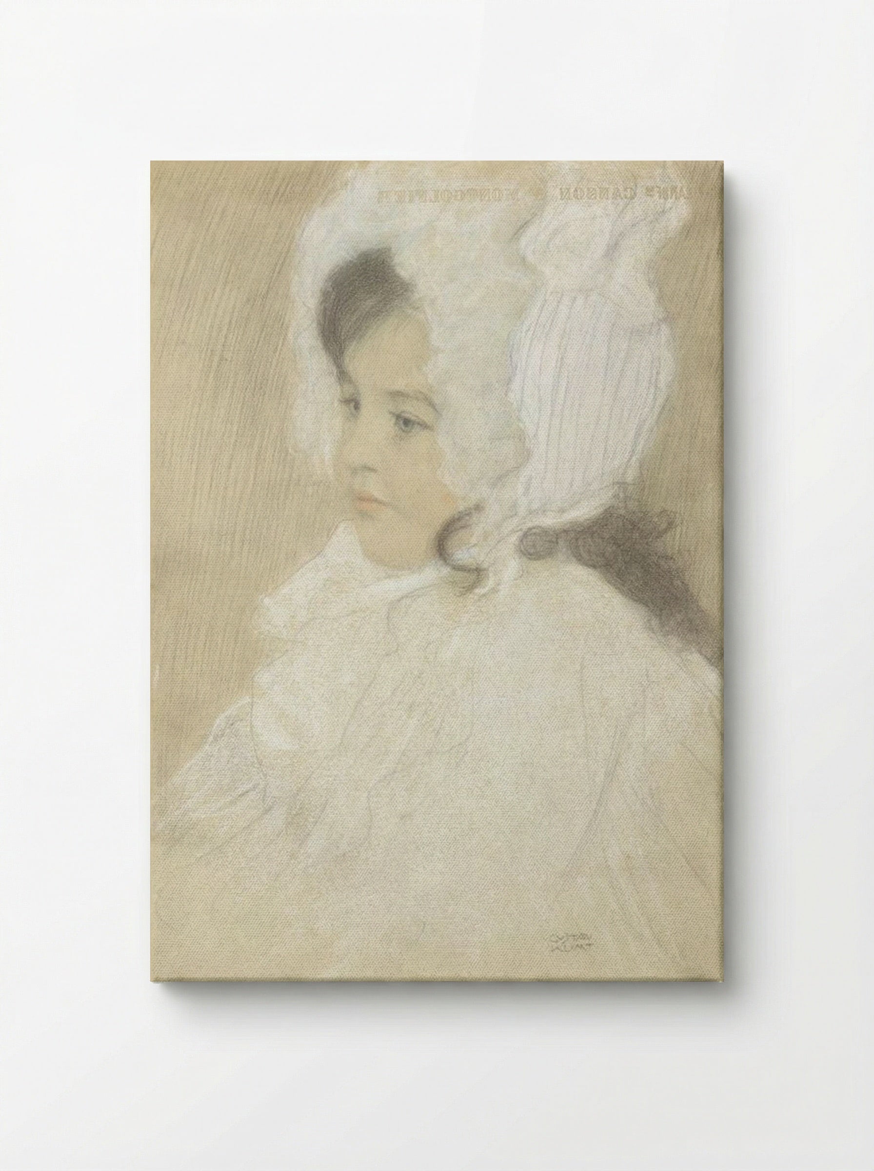 Portrait of a Child, Marie Moll - Gustav Klimt - Canvas