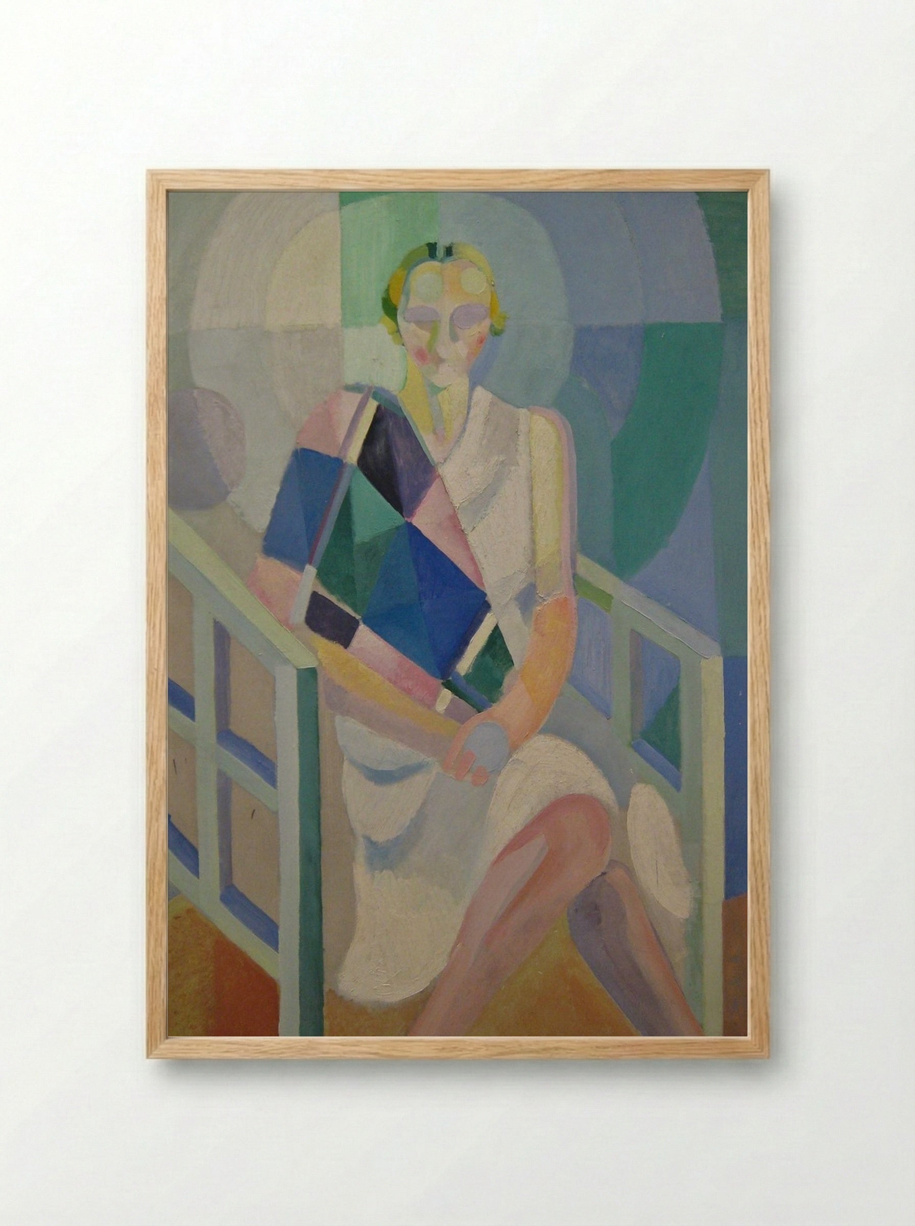 Portrait of Madame Heim - Fine Art Print - Framed Print Wood